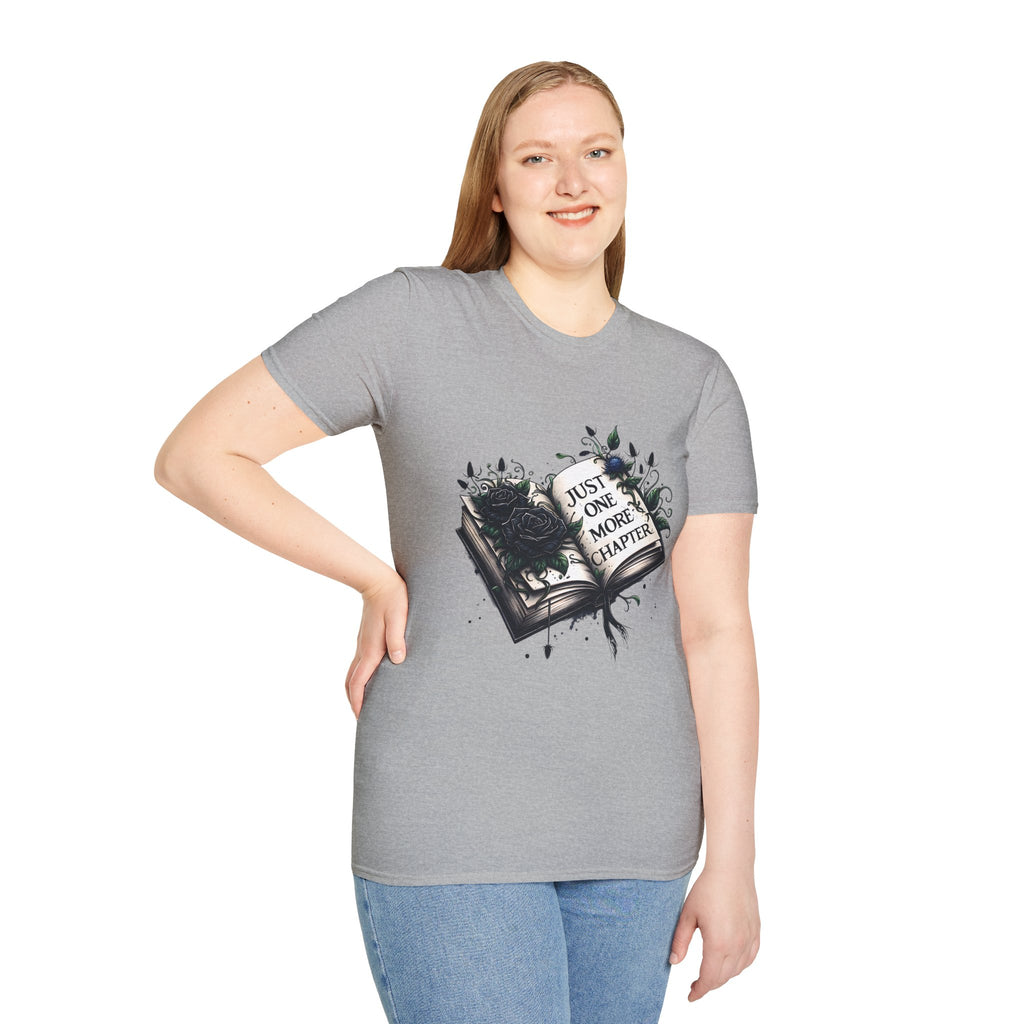 T-Shirt — "Just One More Chapter" Book Lover Tee