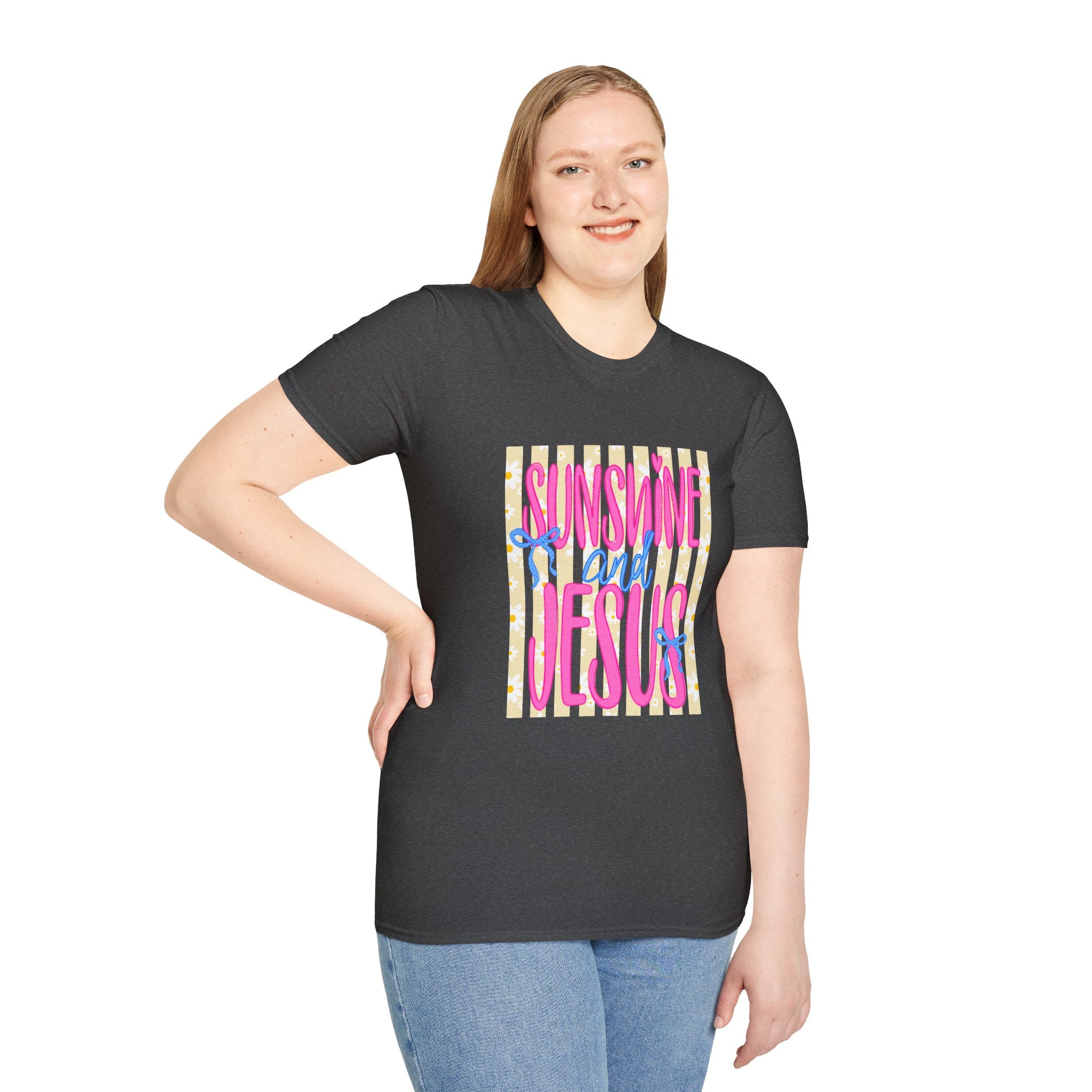 Sunshine and Jesus T-Shirt — Bright Christian Faith Graphic Tee