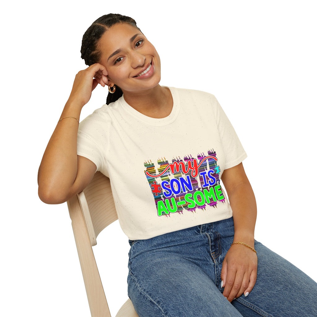 My Son Is AU-some Autism Pride T-Shirt