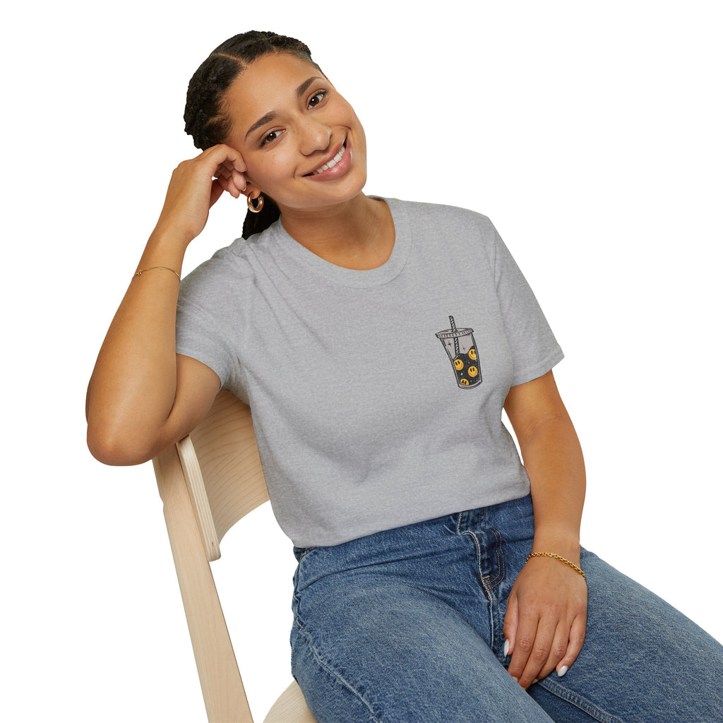 Double-sided Coffee & Hustle T-Shirt — "Drink Some Coffee and Handle Your Business" Graphic Tee