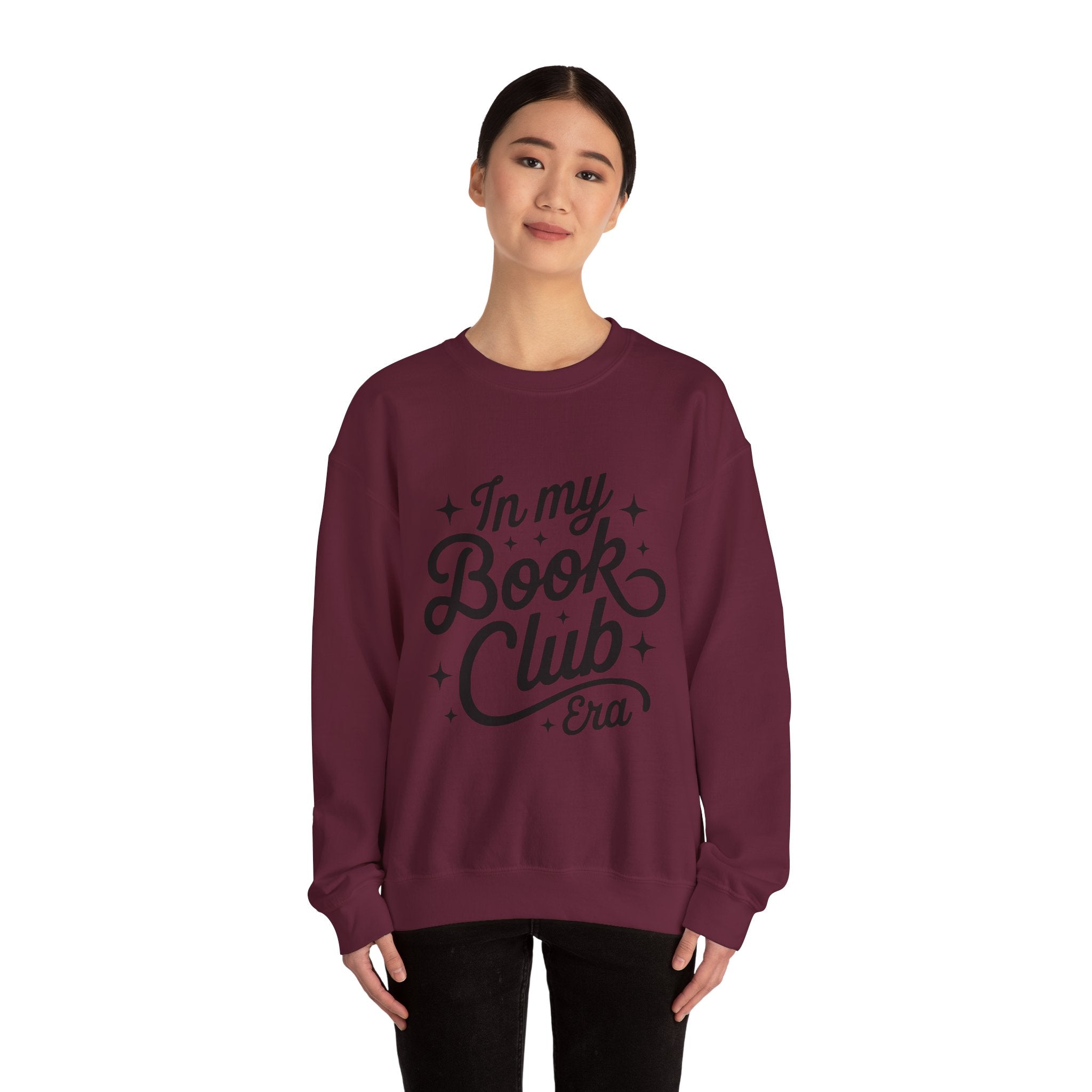 Book Club Crewneck Sweatshirt — "In My Book Club Era" Cozy Reader Pullover