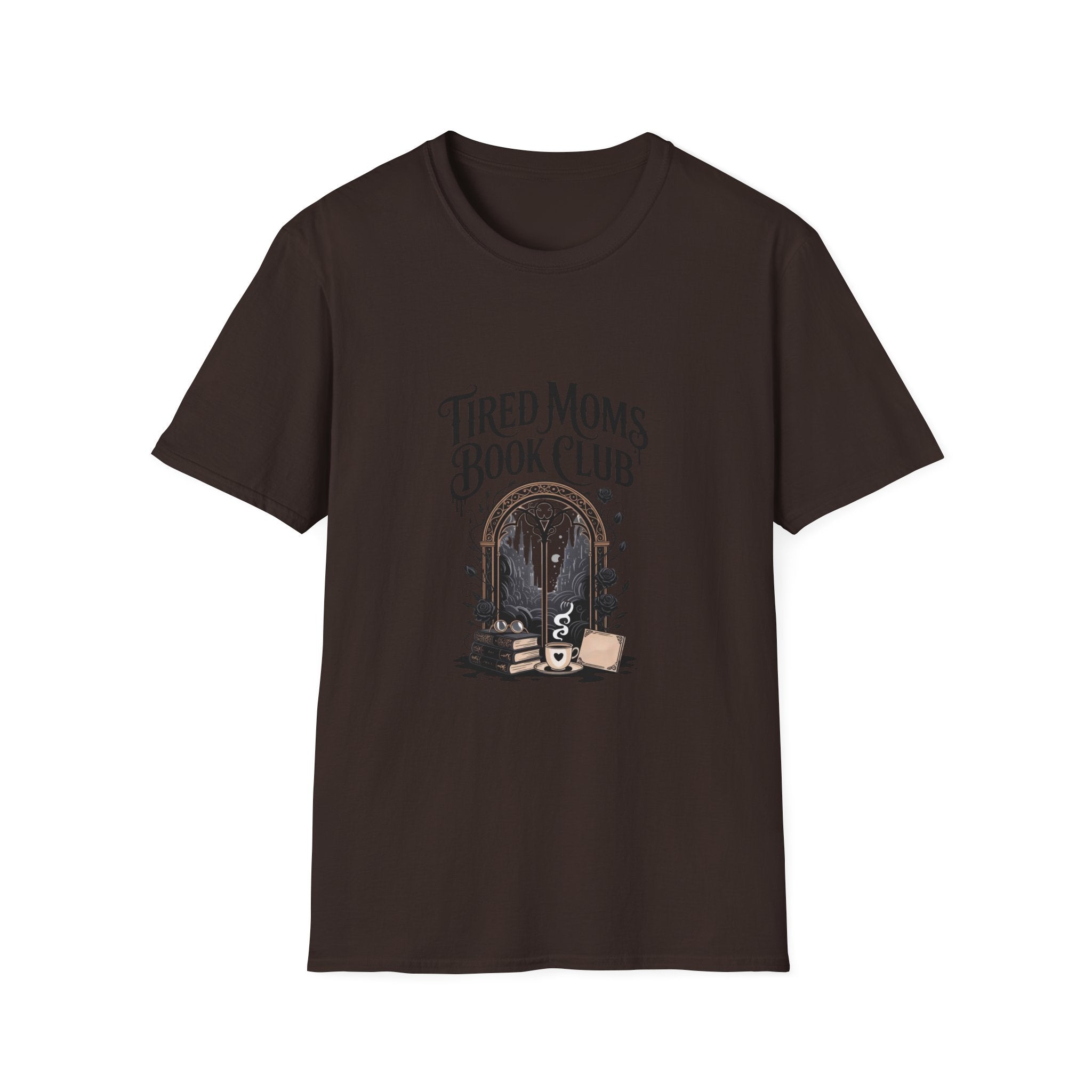 Tired Moms Book Club T-Shirt — Cozy Reading Tee for Book-Loving Moms