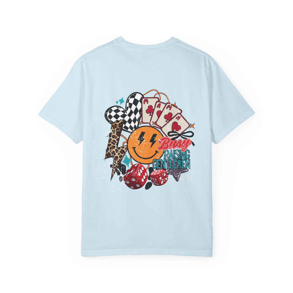 Retro Casino Smile T-Shirt – Busy Raising Hell Graphic Tee