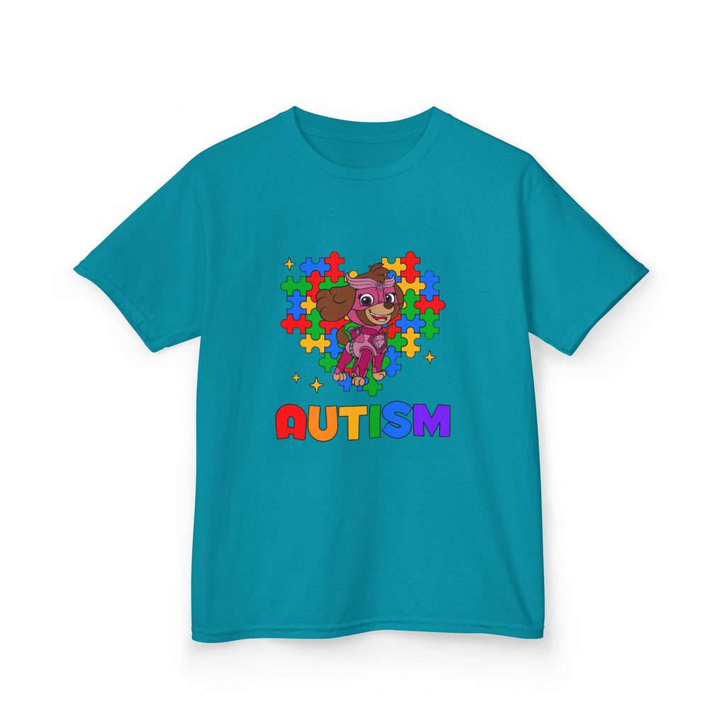 Kids Autism Puzzle Heart T-Shirt — Colorful Awareness Tee for Children