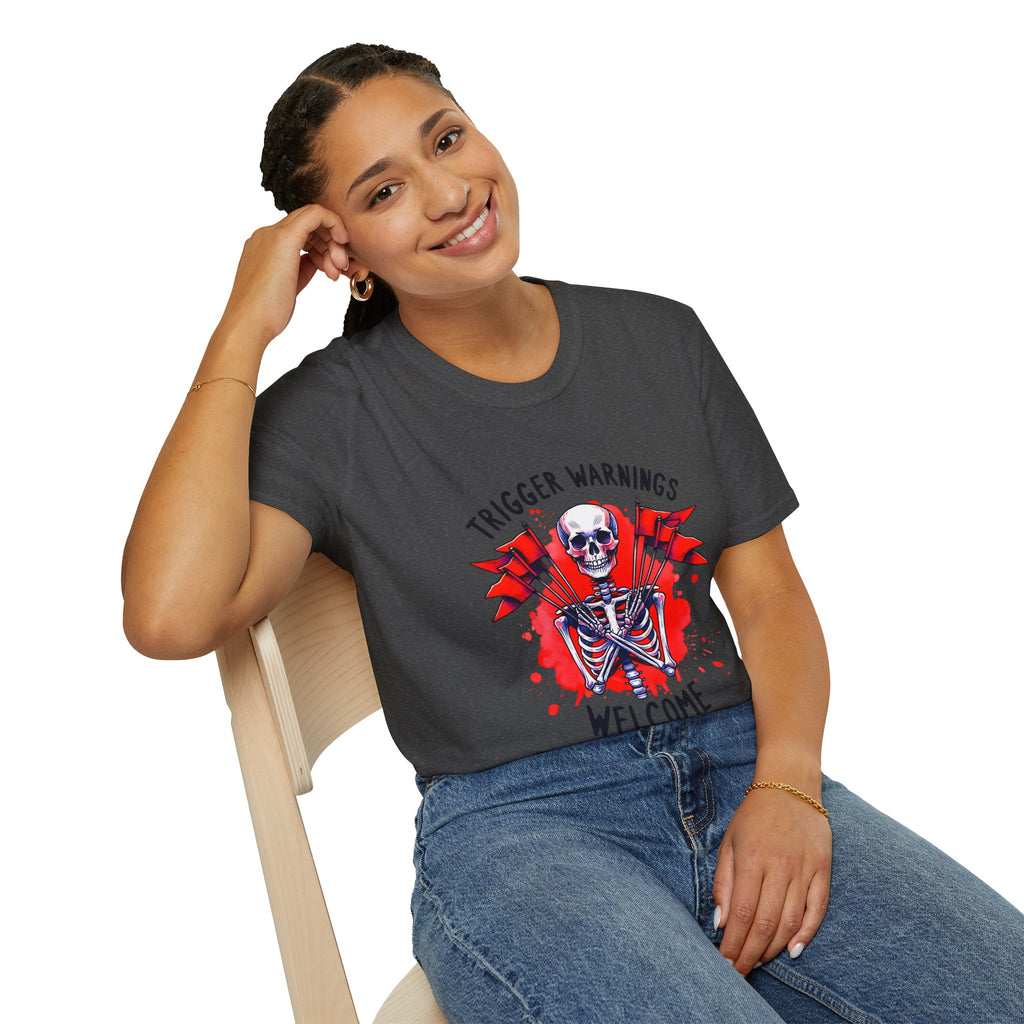 Trigger Warnings Welcome Skeleton T-Shirt
