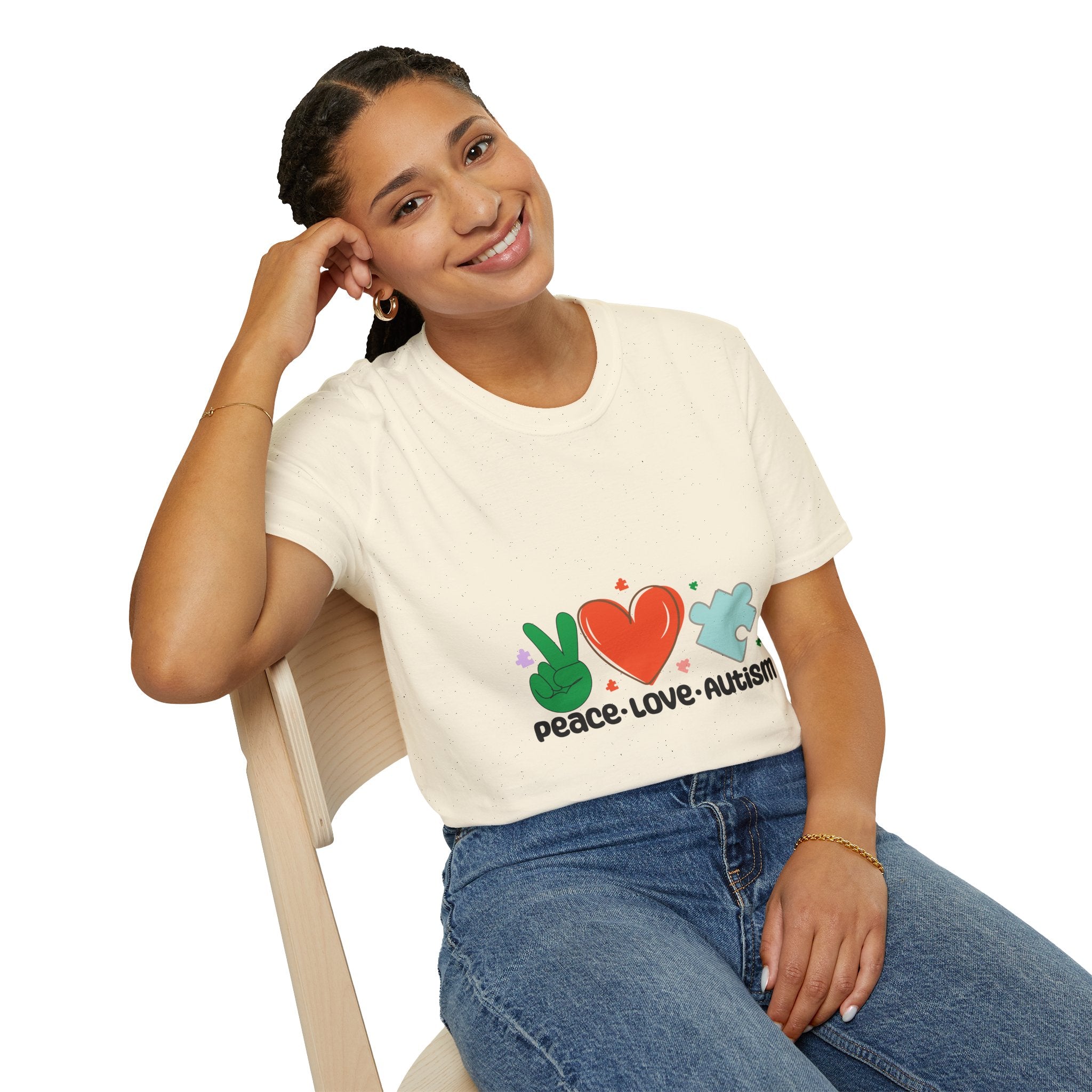 Autism Awareness T-Shirt — Peace • Love • Autism Graphic Shirt