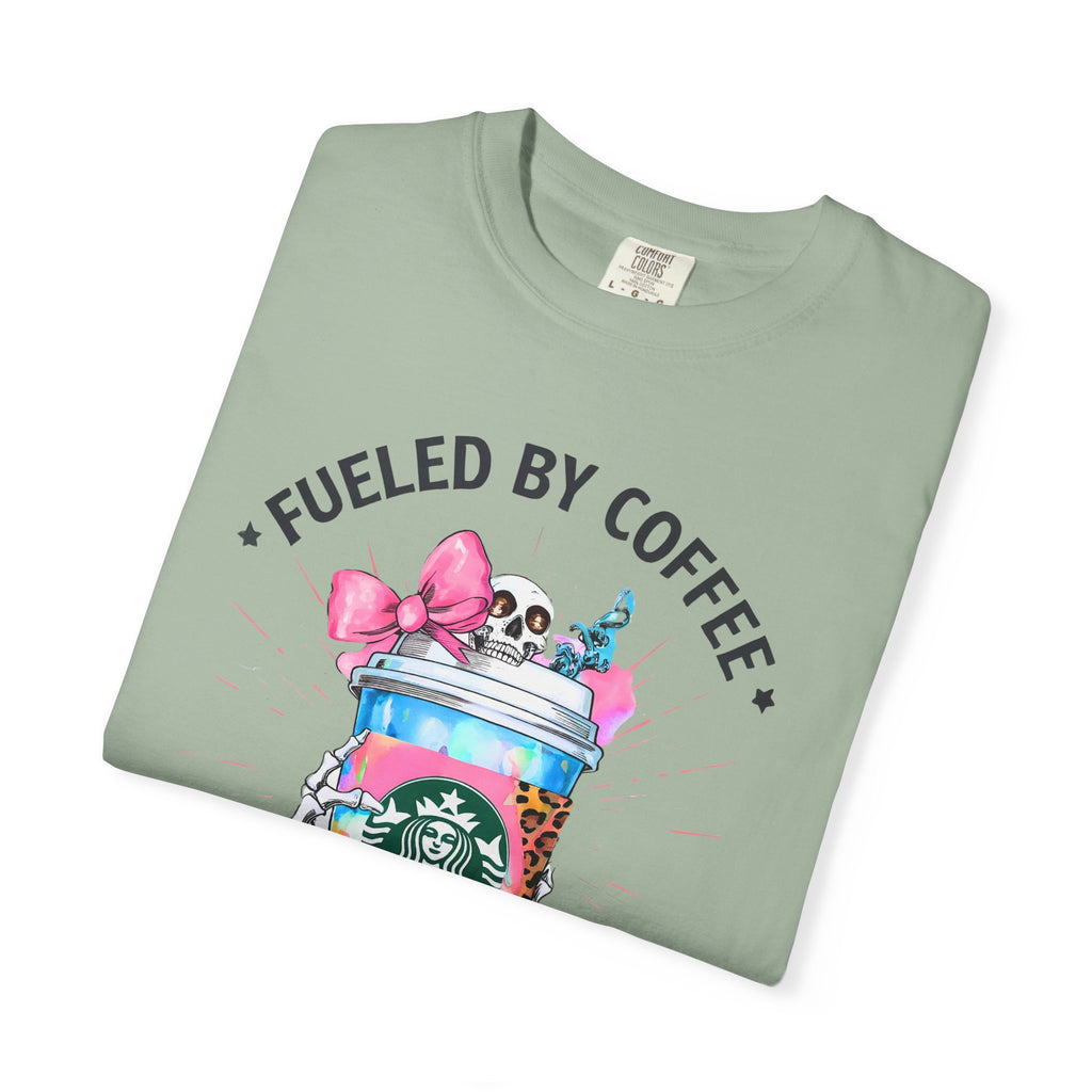 Fueled by Coffee and Ambition Graphic T-Shirt