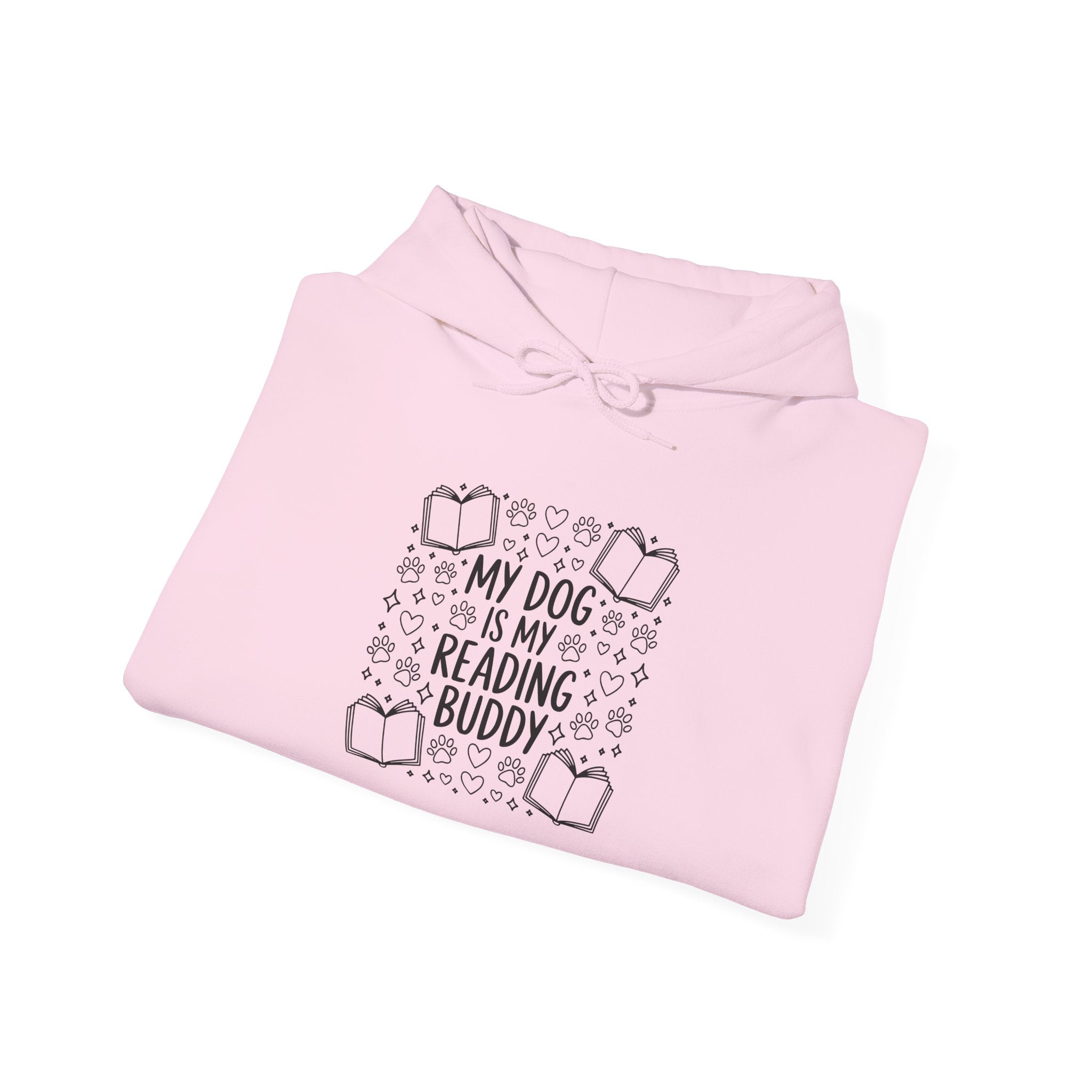 My Dog Is My Reading Buddy Hoodie — Cozy Pet Lover Sweatshirt