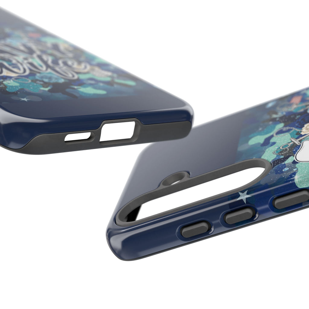 Navy Wife Tough Phone Case — Camouflage Military Tribute Protective Cover