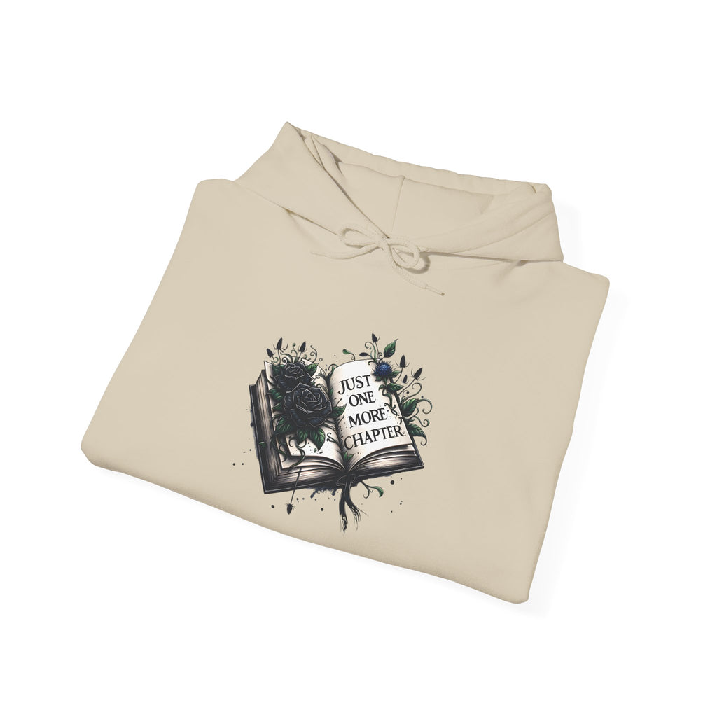 Hoodie — Open Book Illustration 'Read More Books' Cozy Literary Sweatshirt