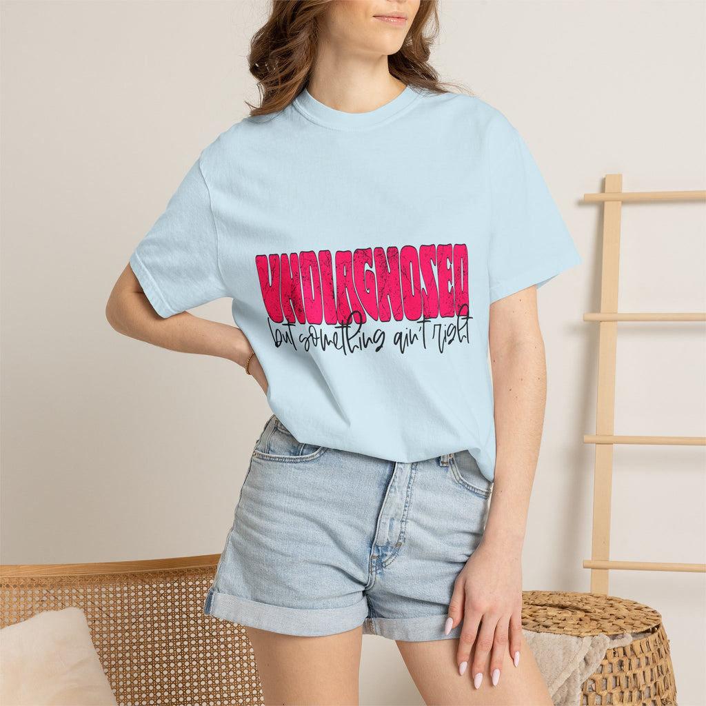 Undiagnosed T-Shirt — Bold Pink Graphic "Undiagnosed (but something ain't right)" Casual Tee
