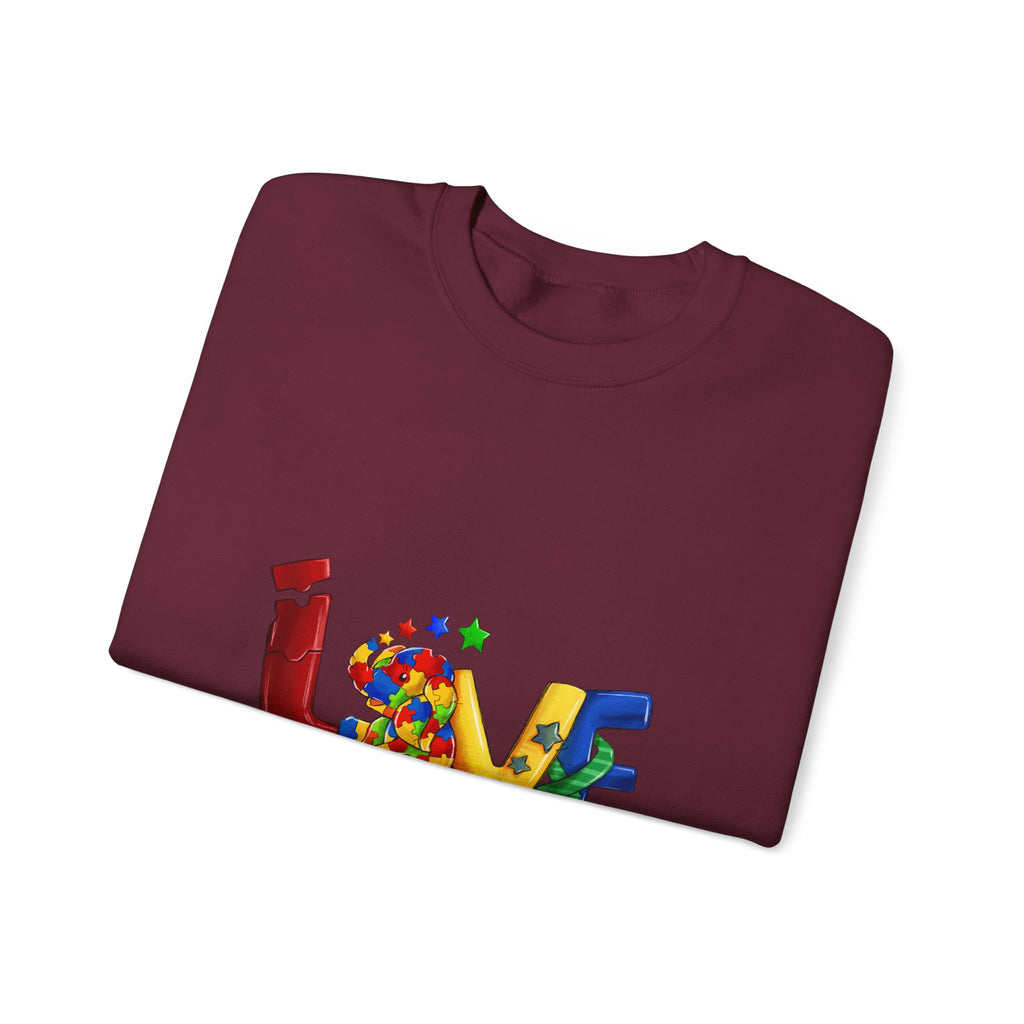 Love Needs No Labels Sweatshirt — Rainbow Pride Crewneck