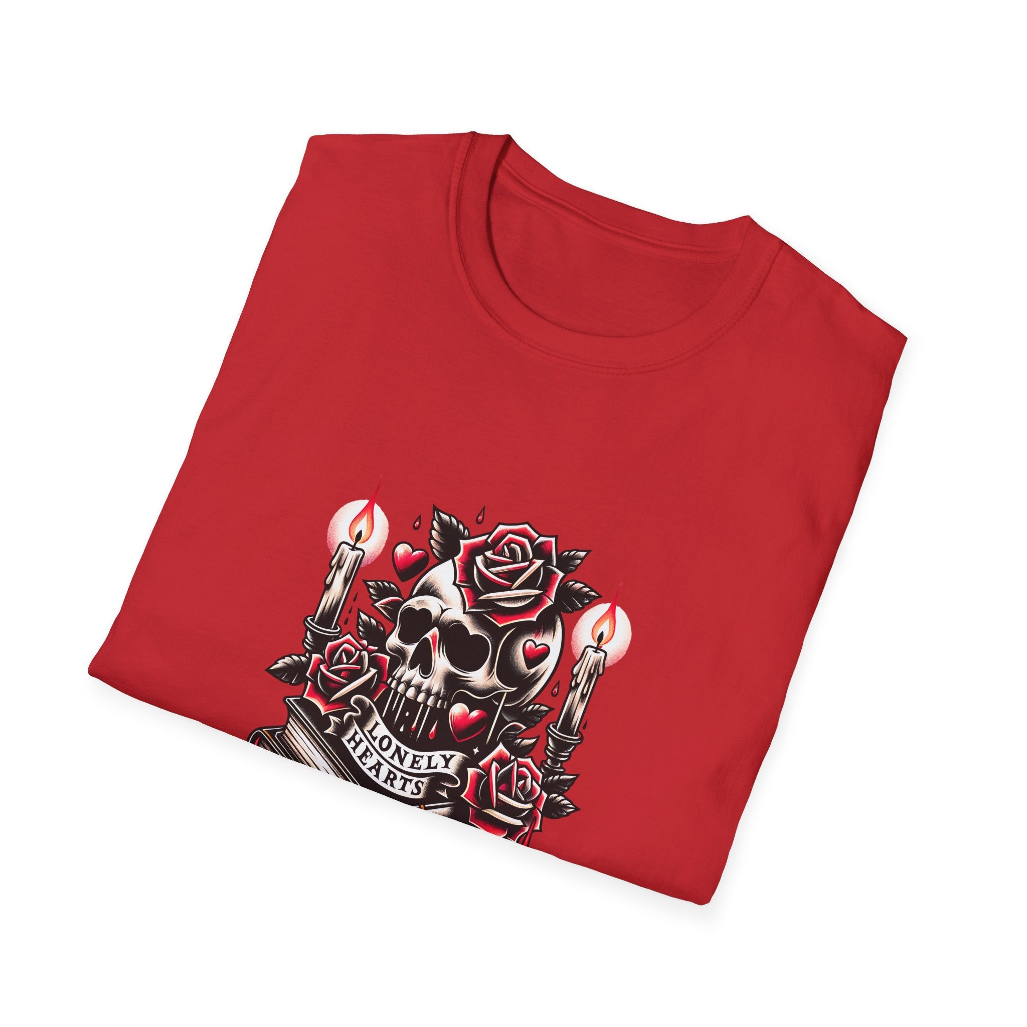 Gothic Skull & Roses "Book Club" T-Shirt