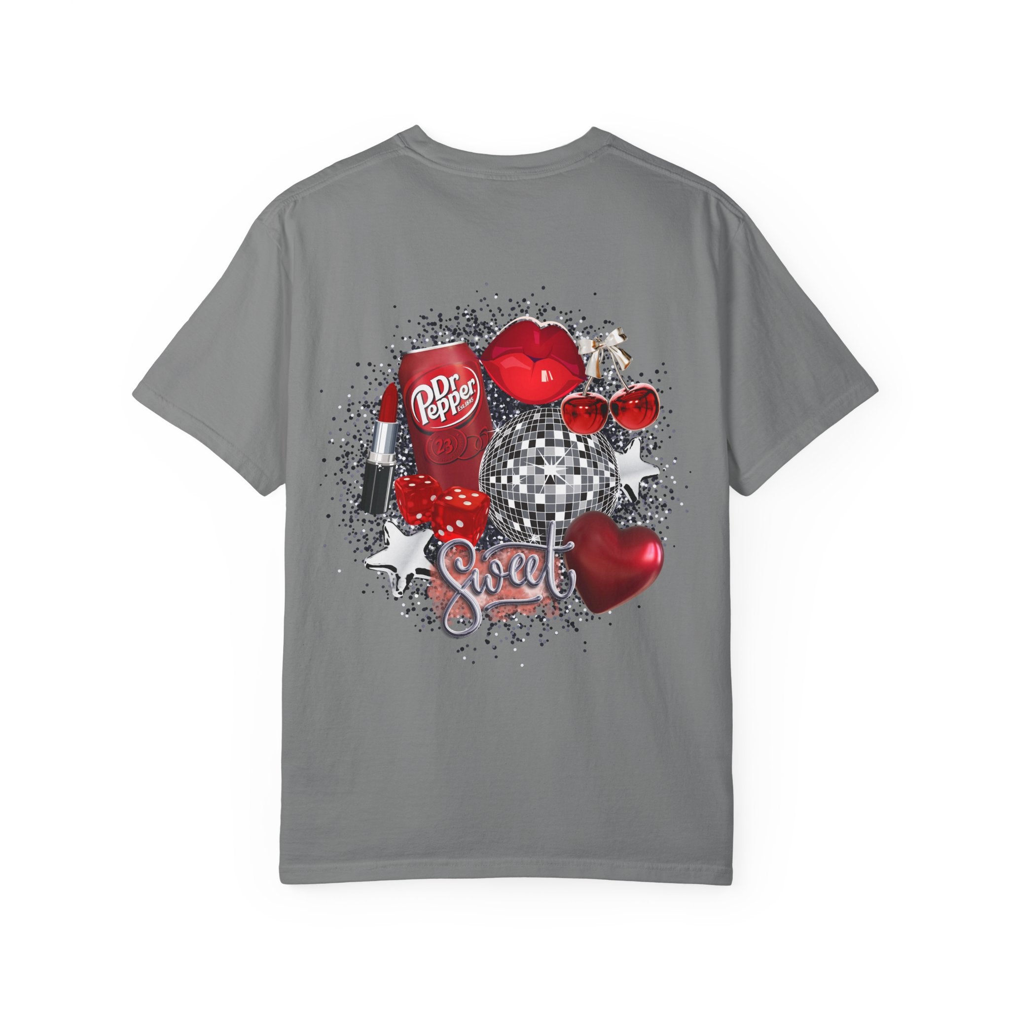 Valentine’s Disco Heart T-Shirt — Sweet Dr Pepper Pop Art Design