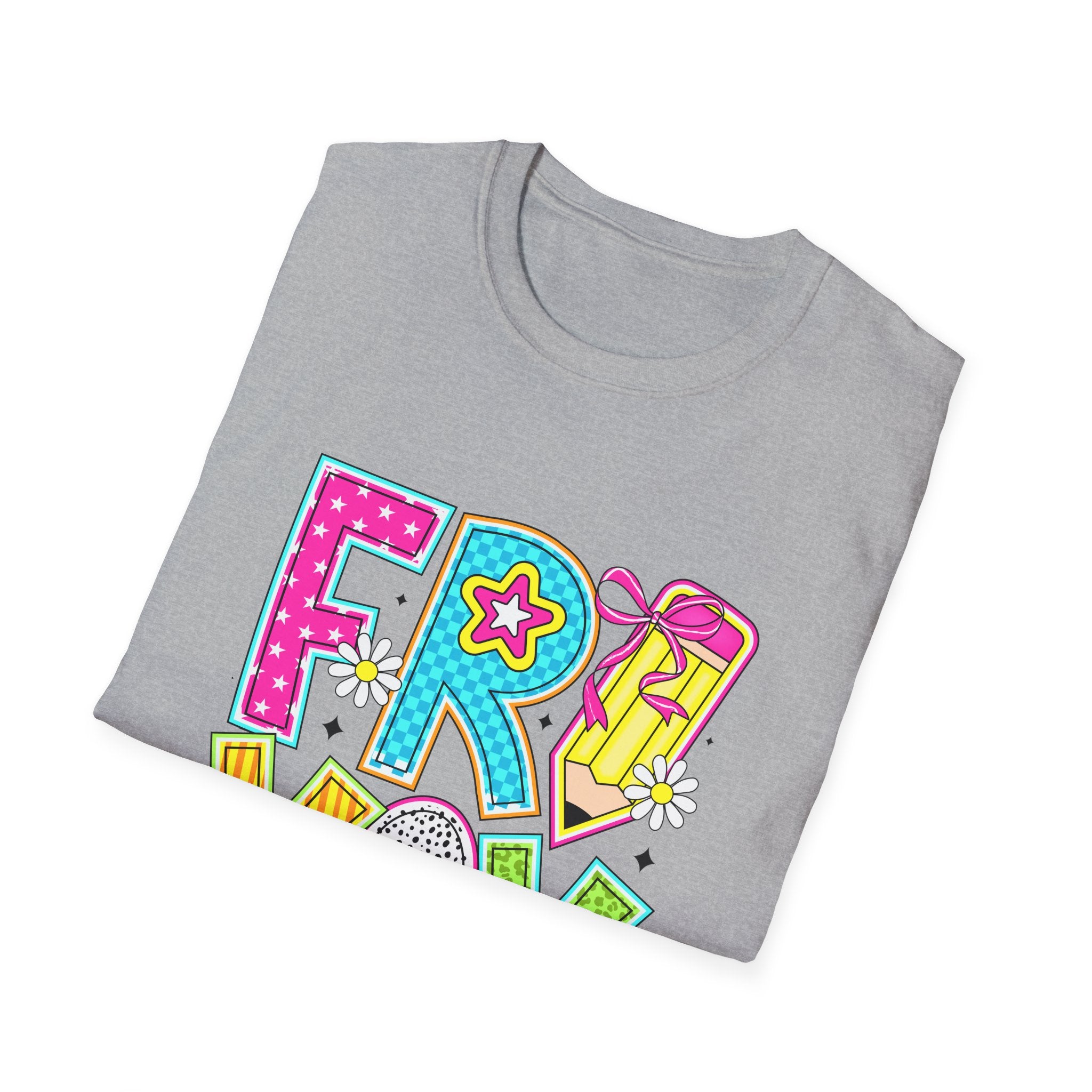 Fry-Yay Colorful Cartoon T-Shirt — Fun Fry & Fries Graphic Tee