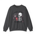Sweatshirt — 'I Sprinkle This Stuff On Everything' Cute Skeleton Graphic Crewneck