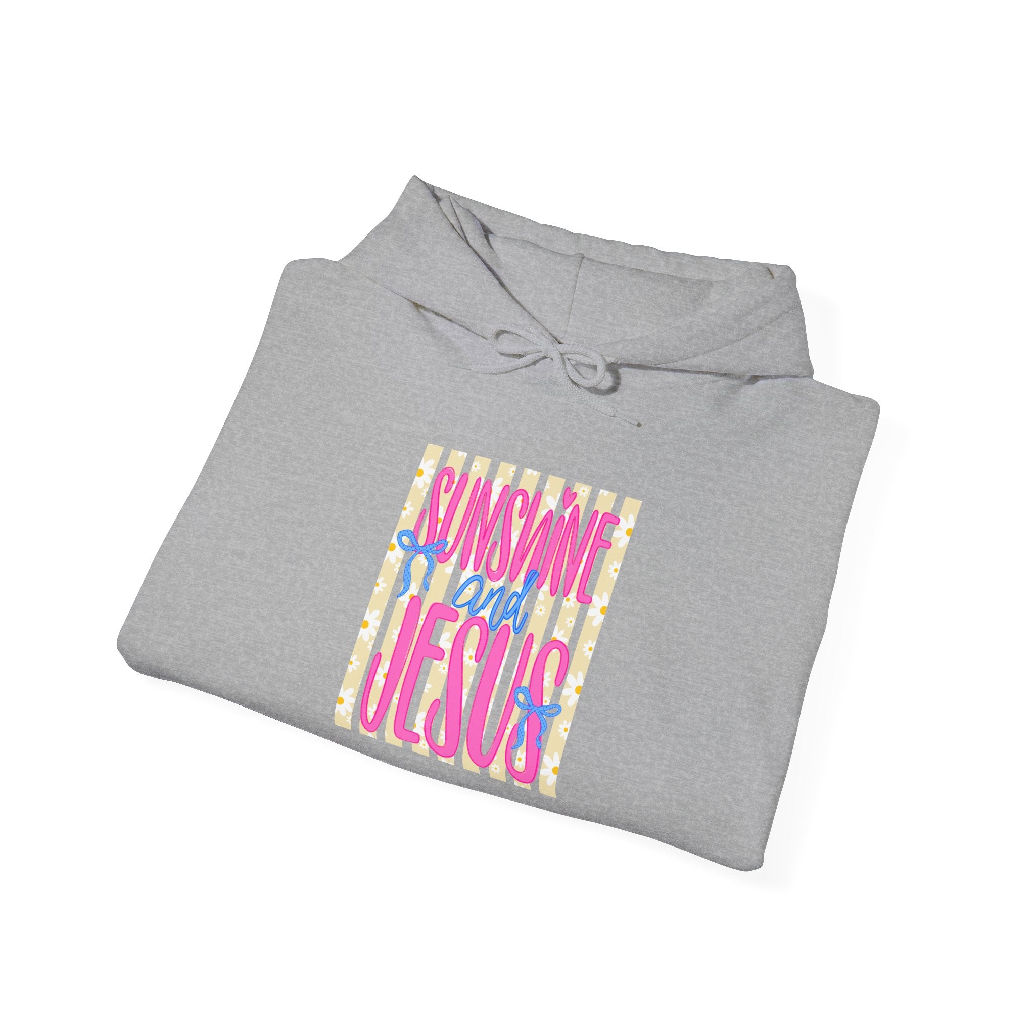 Sunshine and Jesus Hoodie – Bright Christian Faith Pullover