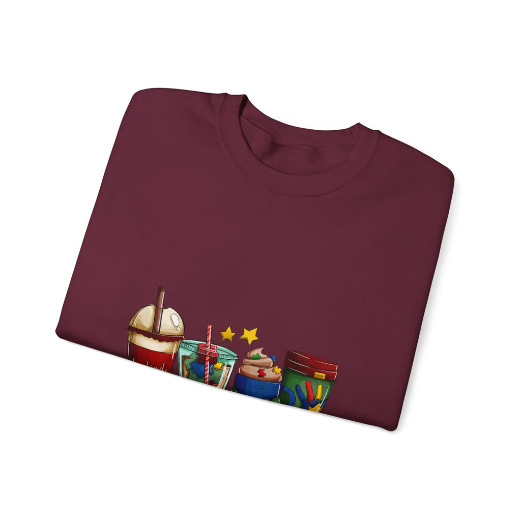 Candy Sodas Crewneck Sweatshirt – Retro Candy Drink Graphic