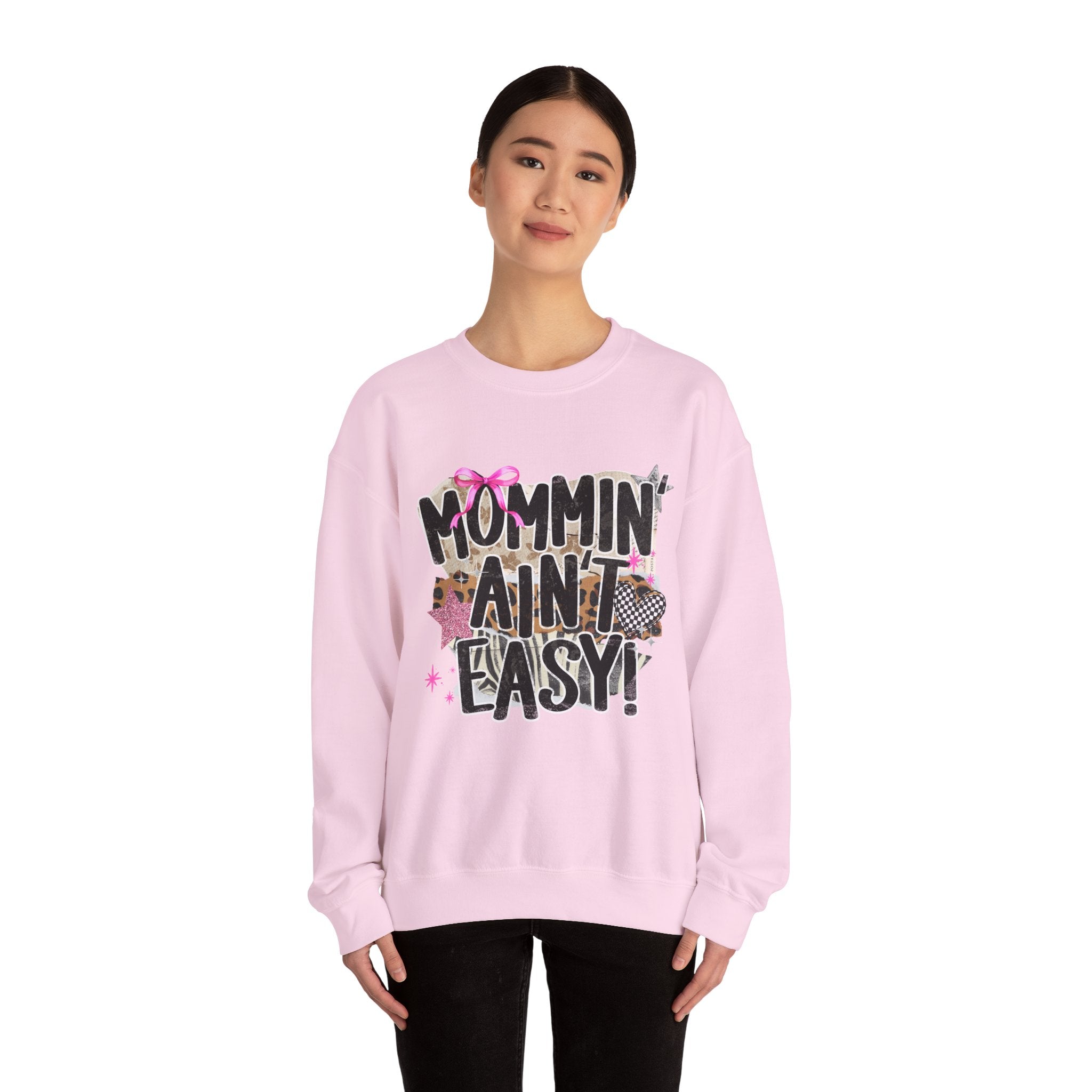 Mommin' Ain't Easy Sweatshirt – Funny Mom Crewneck Gift