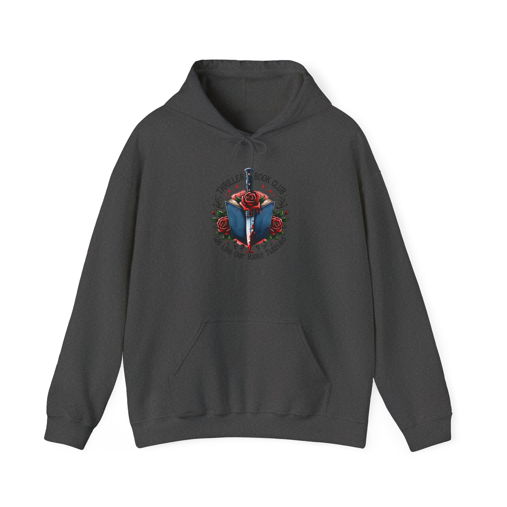 Book Club Hoodie — "The Thrillers Book Club" Cozy Reading Sweatshirt