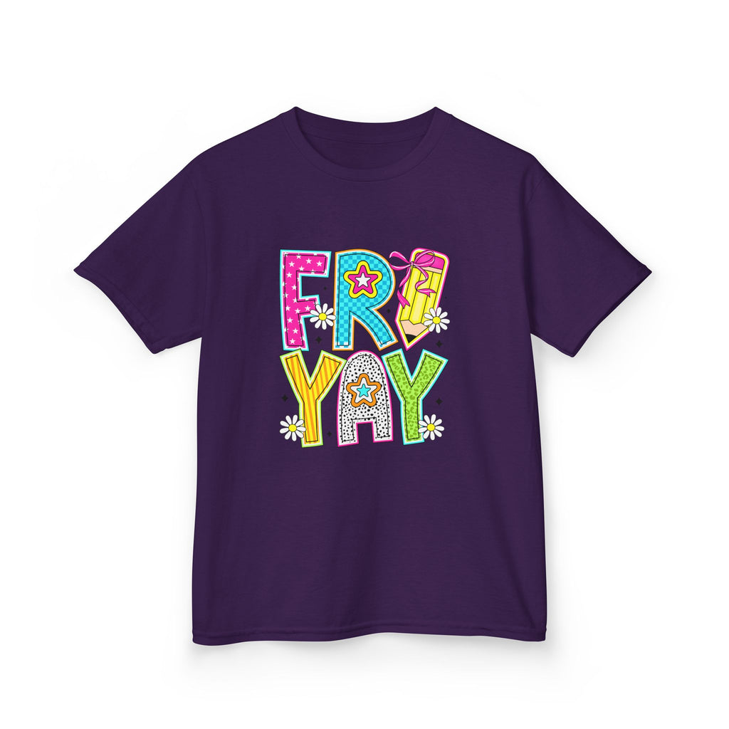 Kids "Fri-Yay" Colorful Celebration Tee
