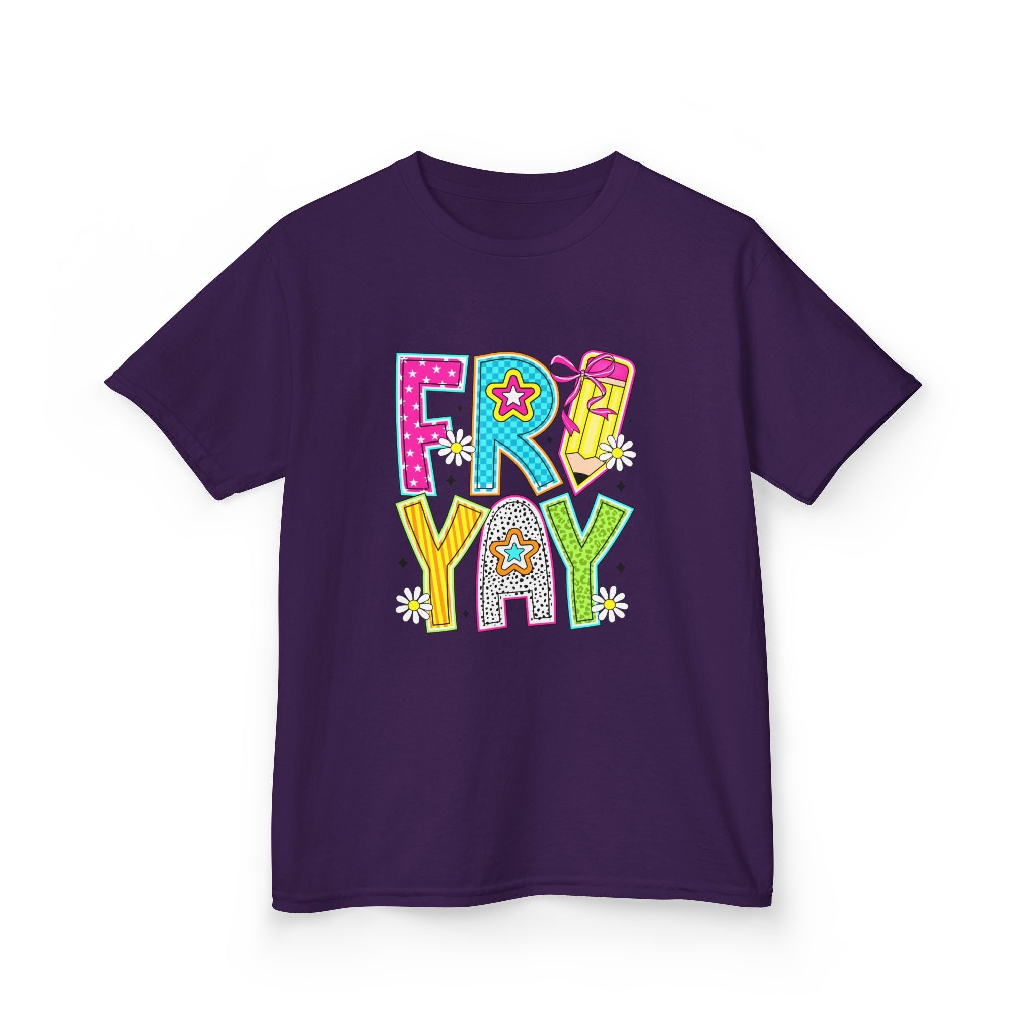 Kids "Fri-Yay" Colorful Celebration Tee