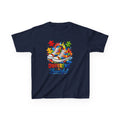 Kids T‑Shirt — 'Different Beautiful' Autism Awareness Sneakers Design