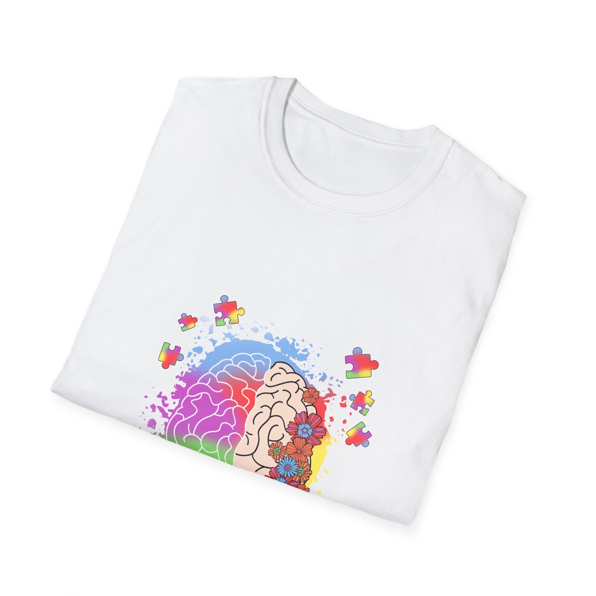 Autism Awareness Brain Puzzle T-Shirt