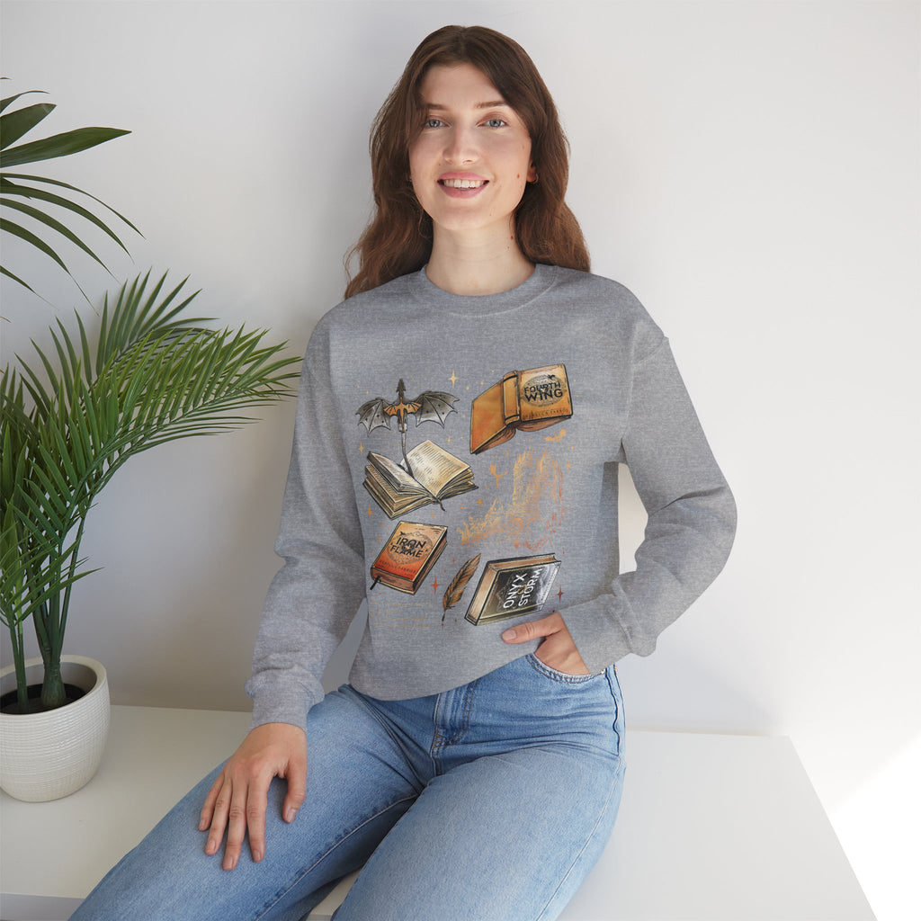 Bookish Dragon Crewneck Sweatshirt