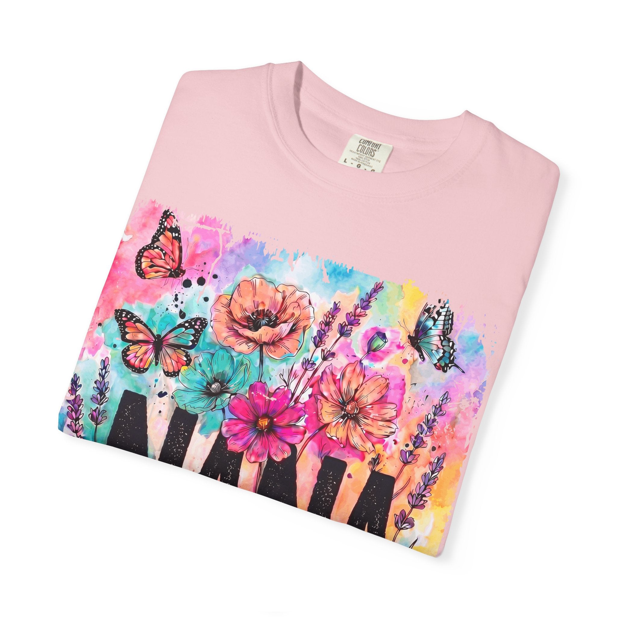 Nana Floral Butterfly T-Shirt — Colorful Grandma Gift for Mother’s Day
