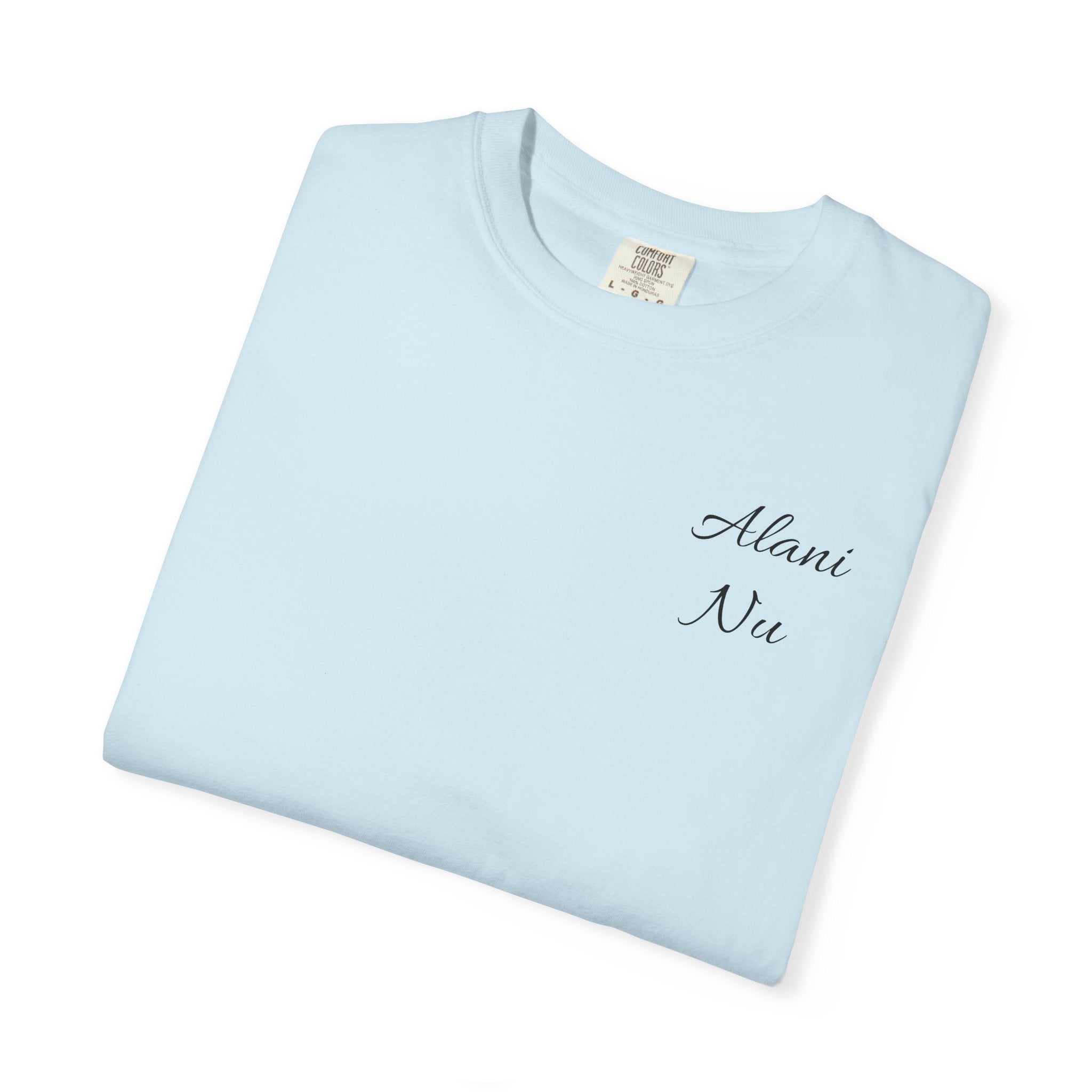 Graphic T-Shirt — Retro Tattoo Collage with 'Aloha Nui' Can