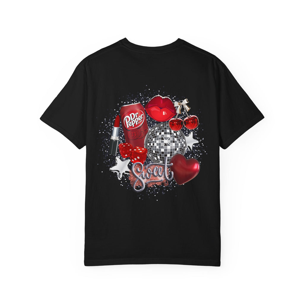 Valentine’s Disco Heart T-Shirt — Sweet Dr Pepper Pop Art Design