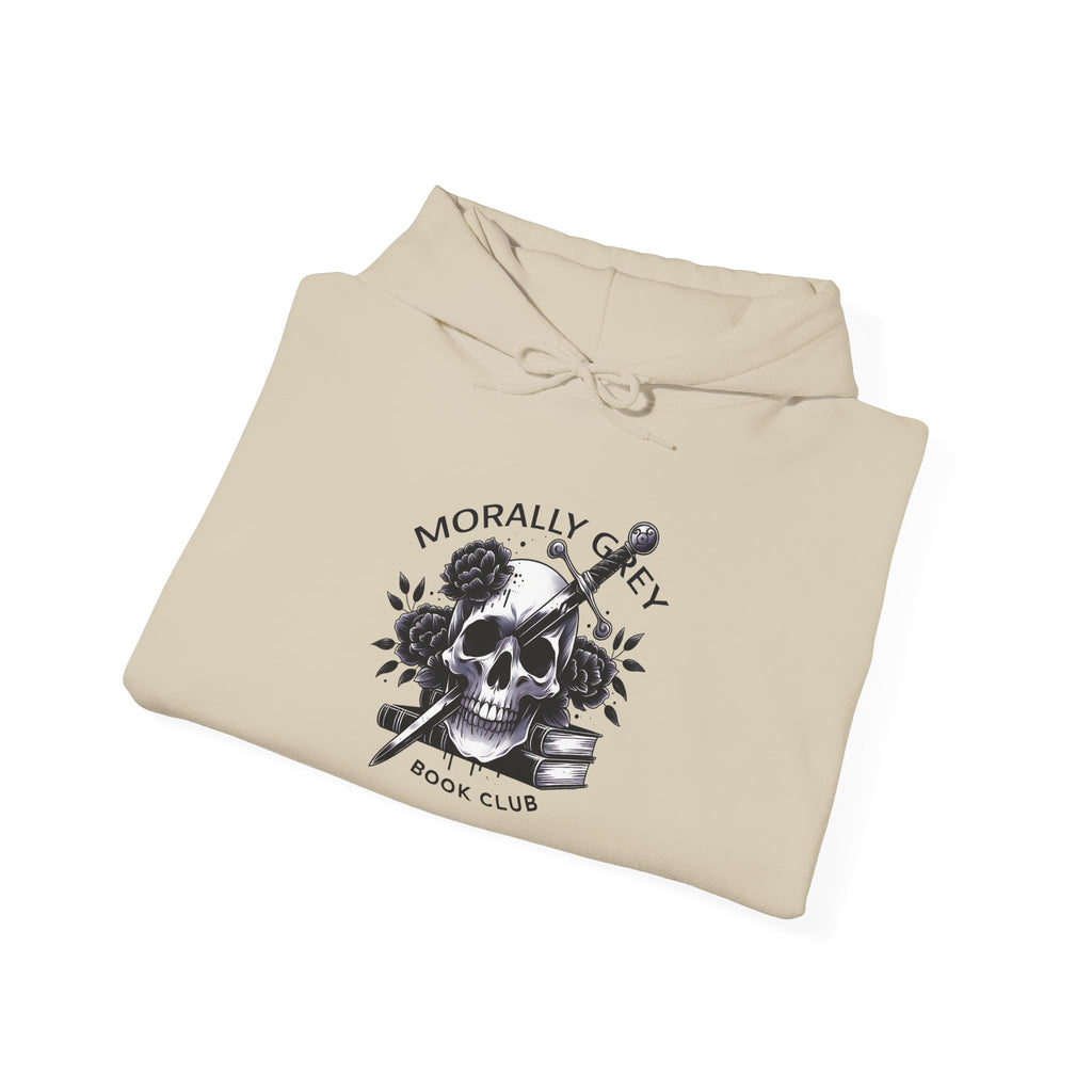 Morally Gray Book Club Hoodie — Skull & Dagger Reading Crewneck