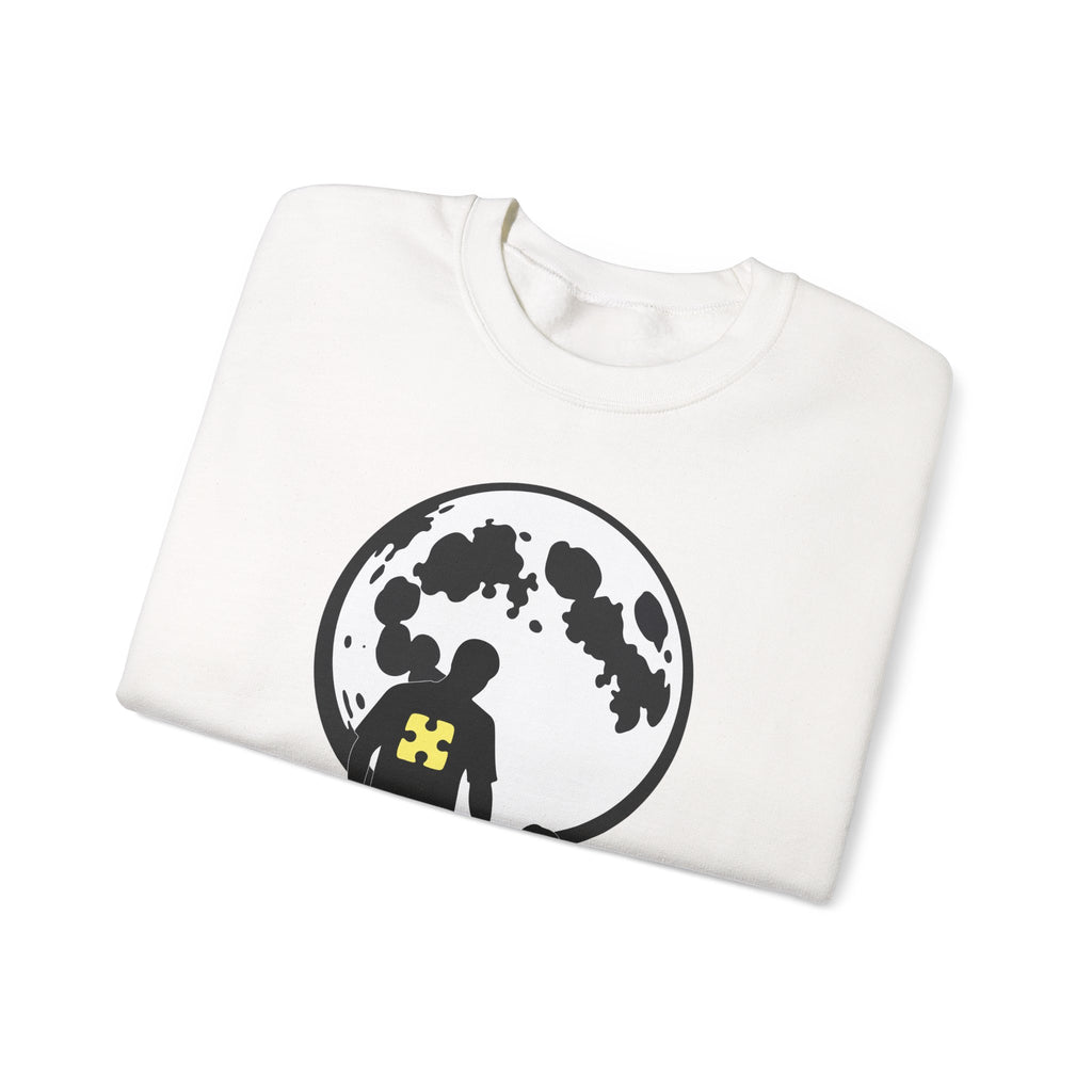 Crewneck Sweatshirt – Moonlit Parent & Child Silhouette Graphic