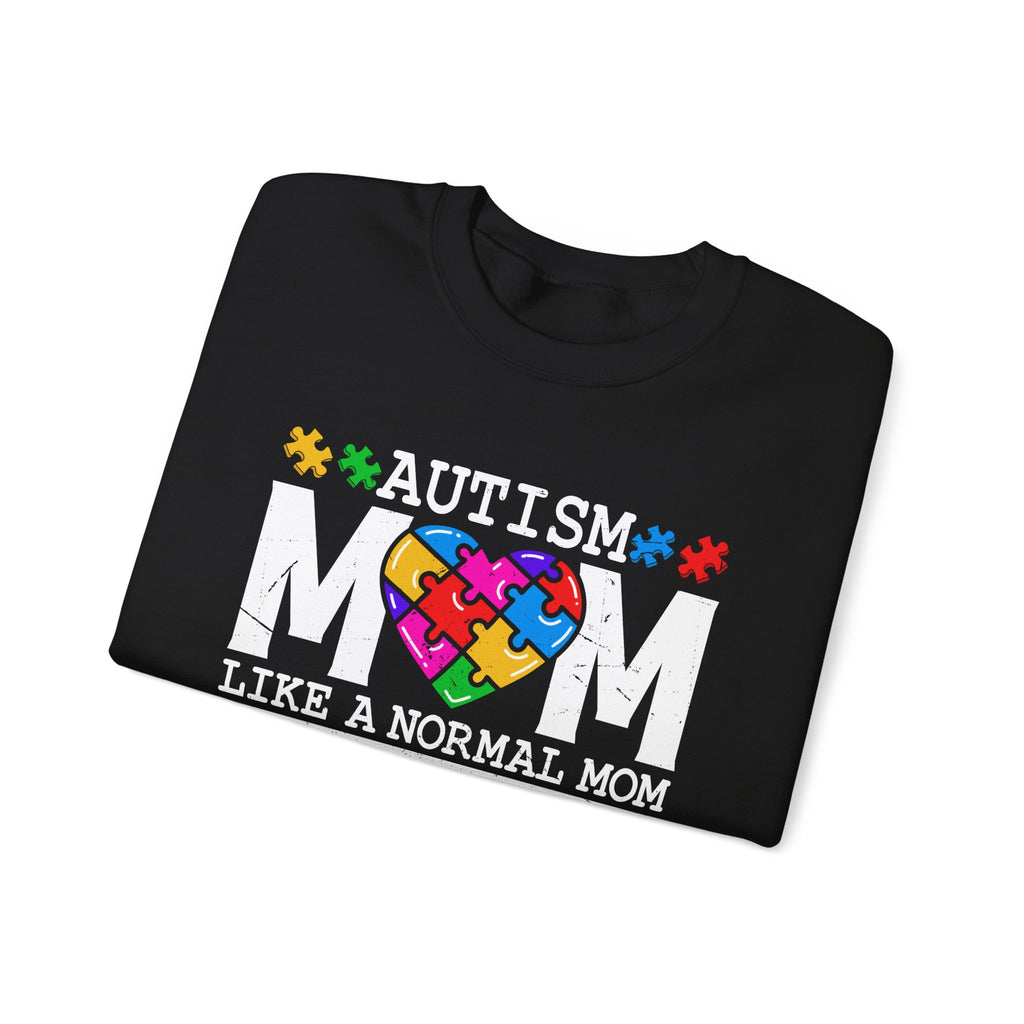 Autism Puzzle Heart Sweatshirt — STRONGER Support Crewneck