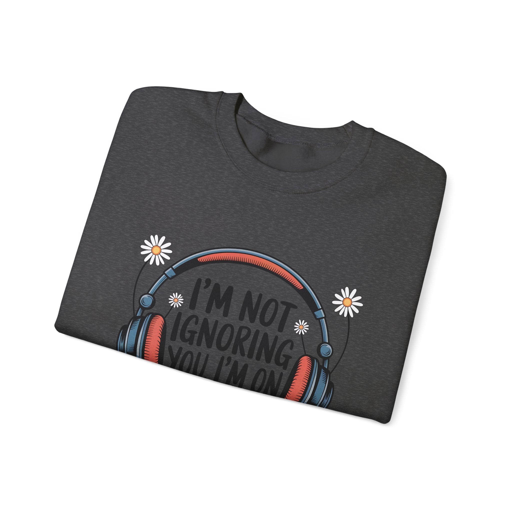 Reader Sweatshirt — “I’m Not Ignoring You, I’m on Chapter 12” Cozy Book Lover Crewneck