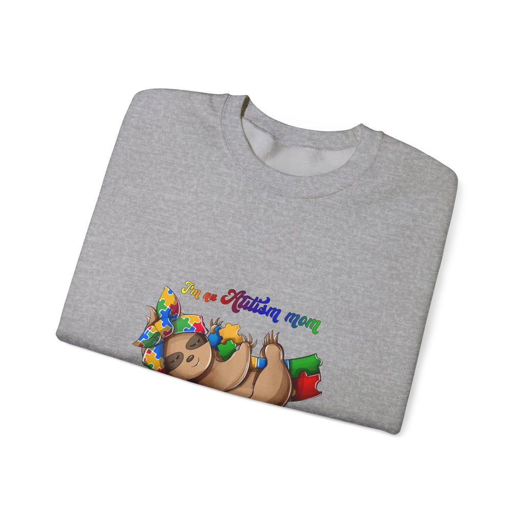 Sloth Mama Sweatshirt — "I'm a Slothin' Mama, I don't have my s*** together but I LOVED YOU TODAY" Cozy Mom Crewneck
