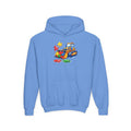 Youth Puzzle Bulldozer Hoodie — Kids Construction Truck Sweatshirt