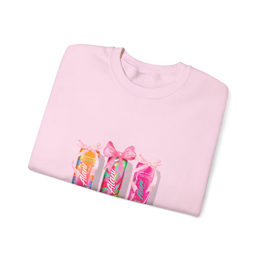 Mom Juice Sweatshirt - Cute Pastel Drink Graphic Crewneck for Moms