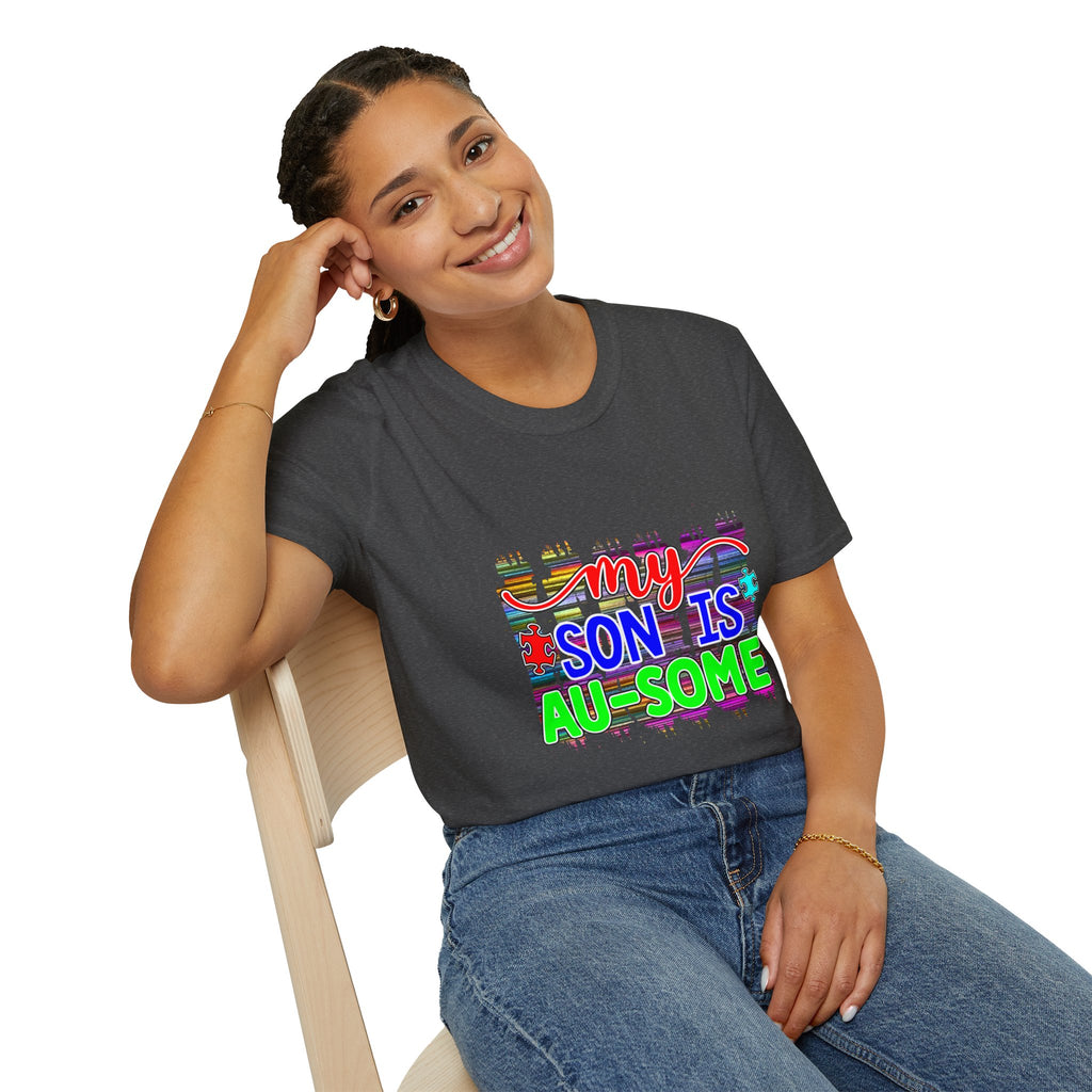 My Son Is AU-some Autism Pride T-Shirt