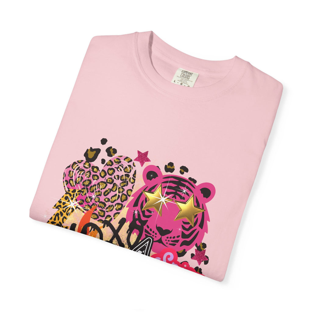 Graphic T-Shirt — Bold Pink Collage 'Spicy' Streetwear Tee