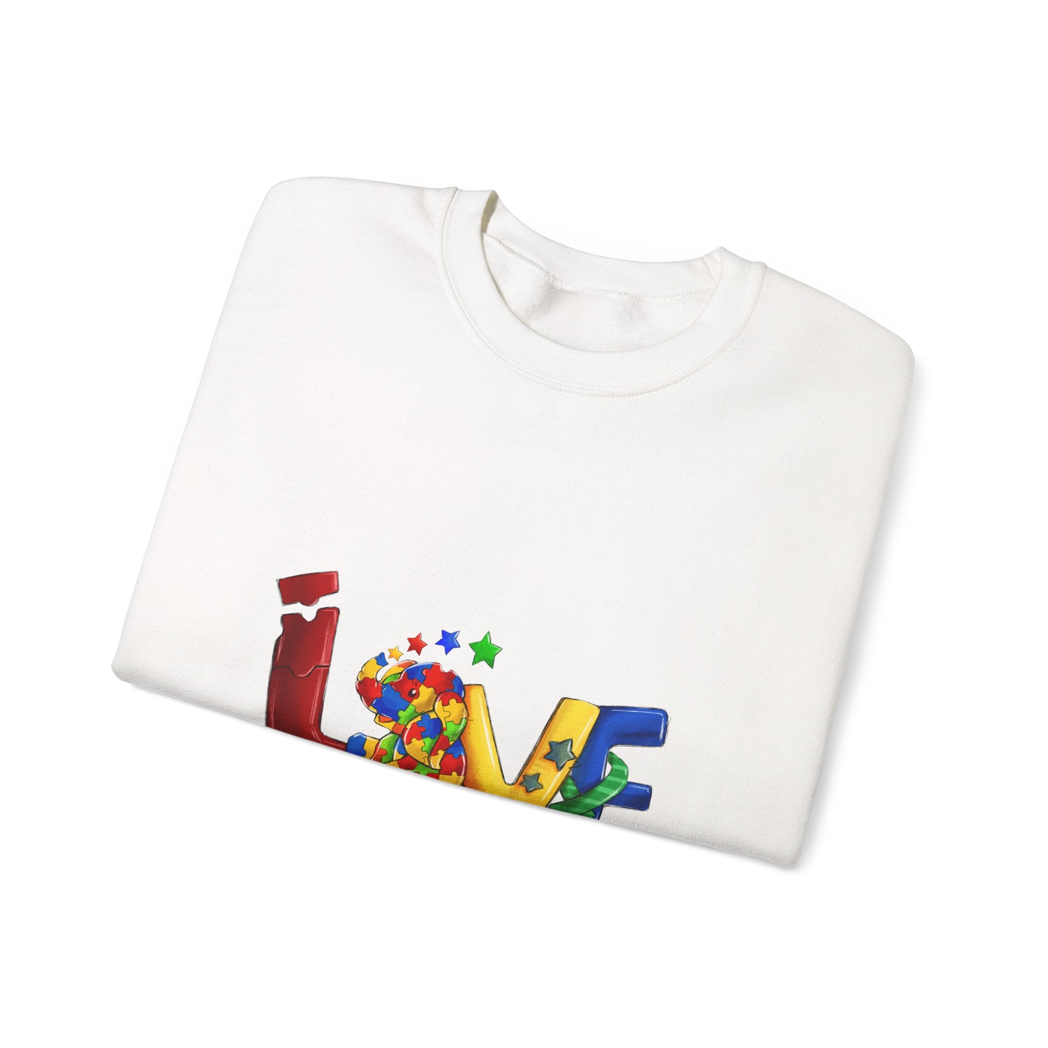 Love Needs No Labels Sweatshirt — Rainbow Pride Crewneck