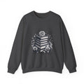 Book Lover Crewneck Sweatshirt — "Just a Girl Who Loves Books" Floral Stack Design
