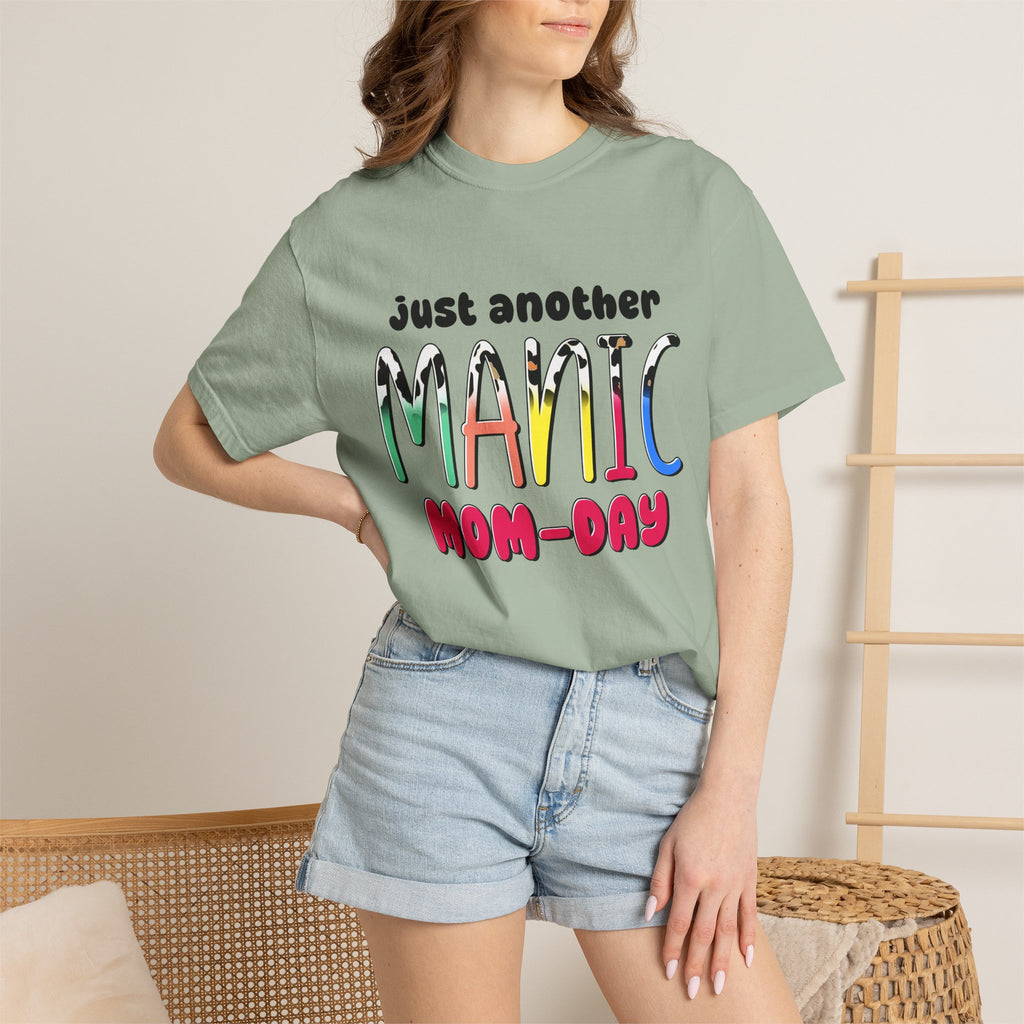 Mom-Day Graphic T-Shirt — "Just Another Manic Mom-Day" Colorful Mother's Day Tee