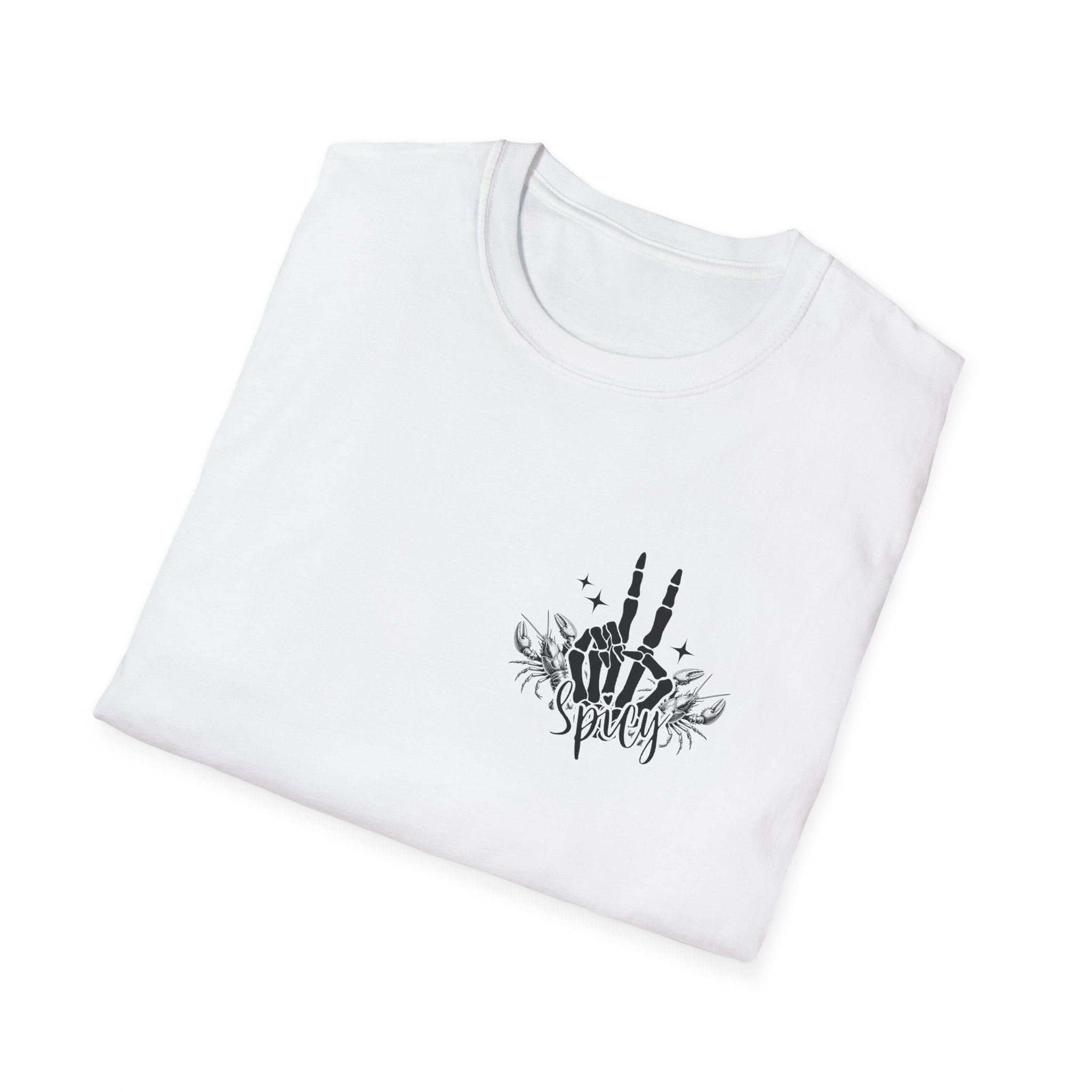 Double-sided Skeleton Woman Holding Lobster Tee — "I’m Not a Hot Mess, I’m a Hot Disaster" Graphic T-Shirt