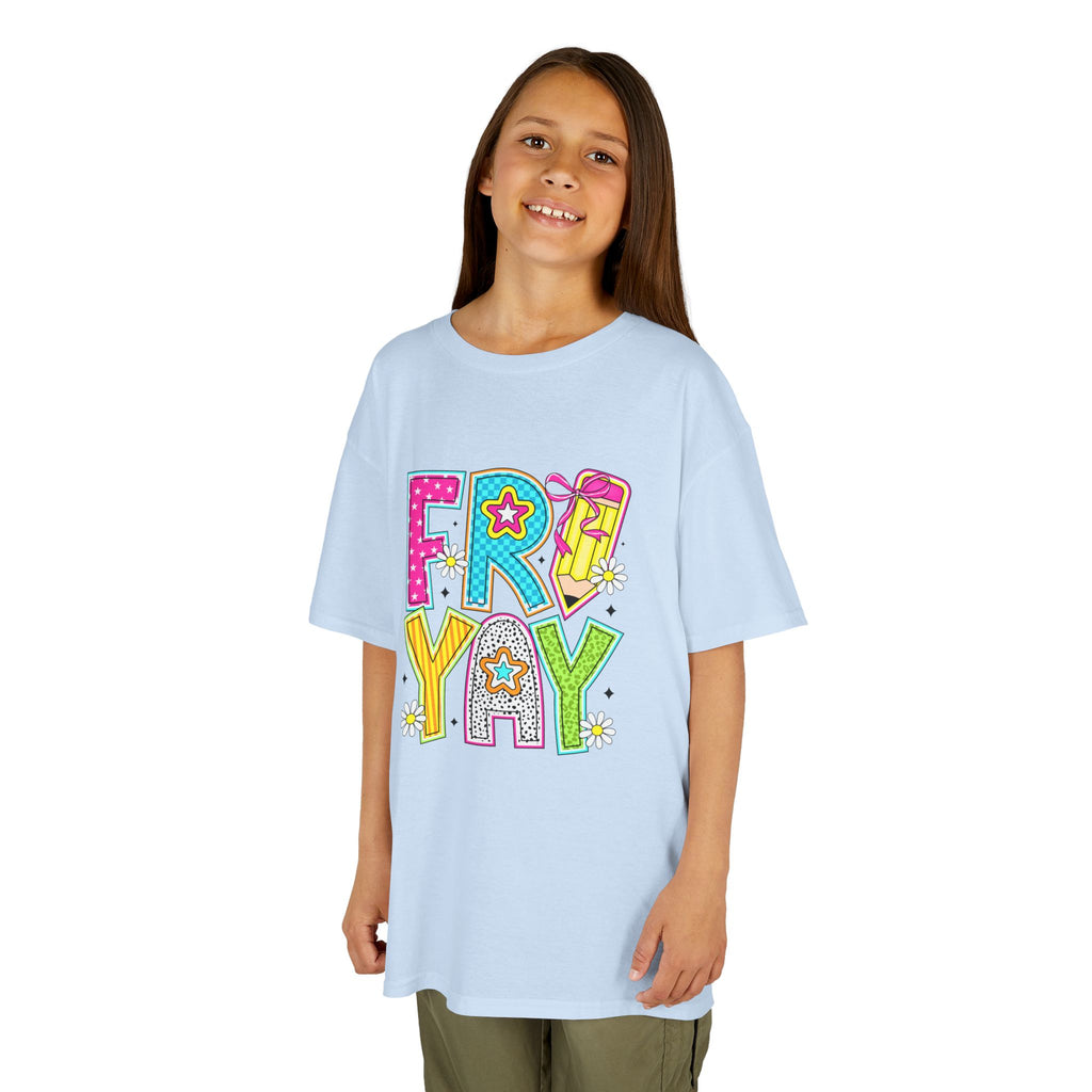 Kids "Fri-Yay" Colorful Celebration Tee