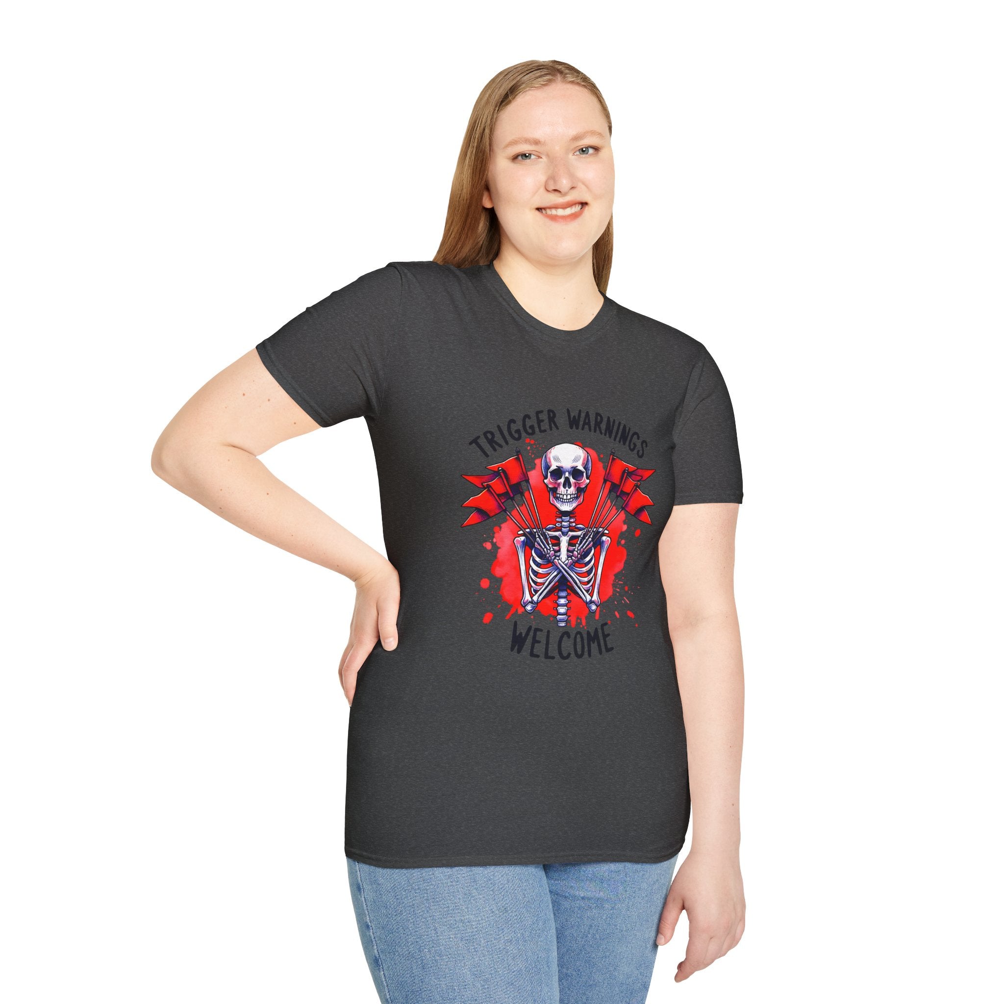 Trigger Warnings Welcome Skeleton T-Shirt