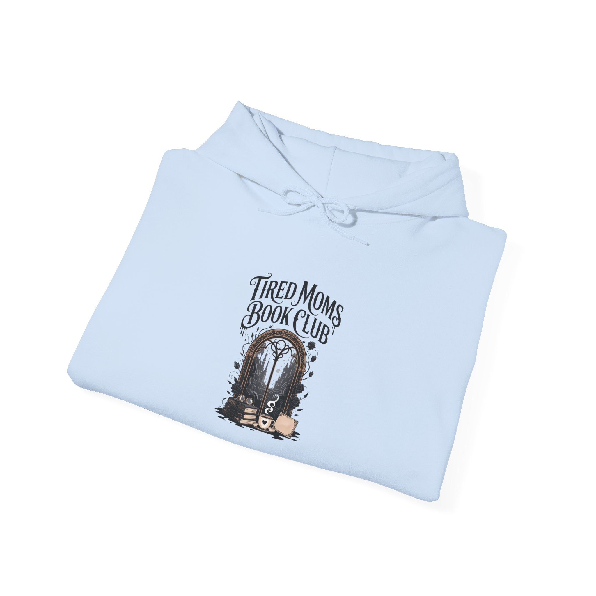 Tired Moms Book Club Hoodie – Cozy Literary Mom Sweatshirt