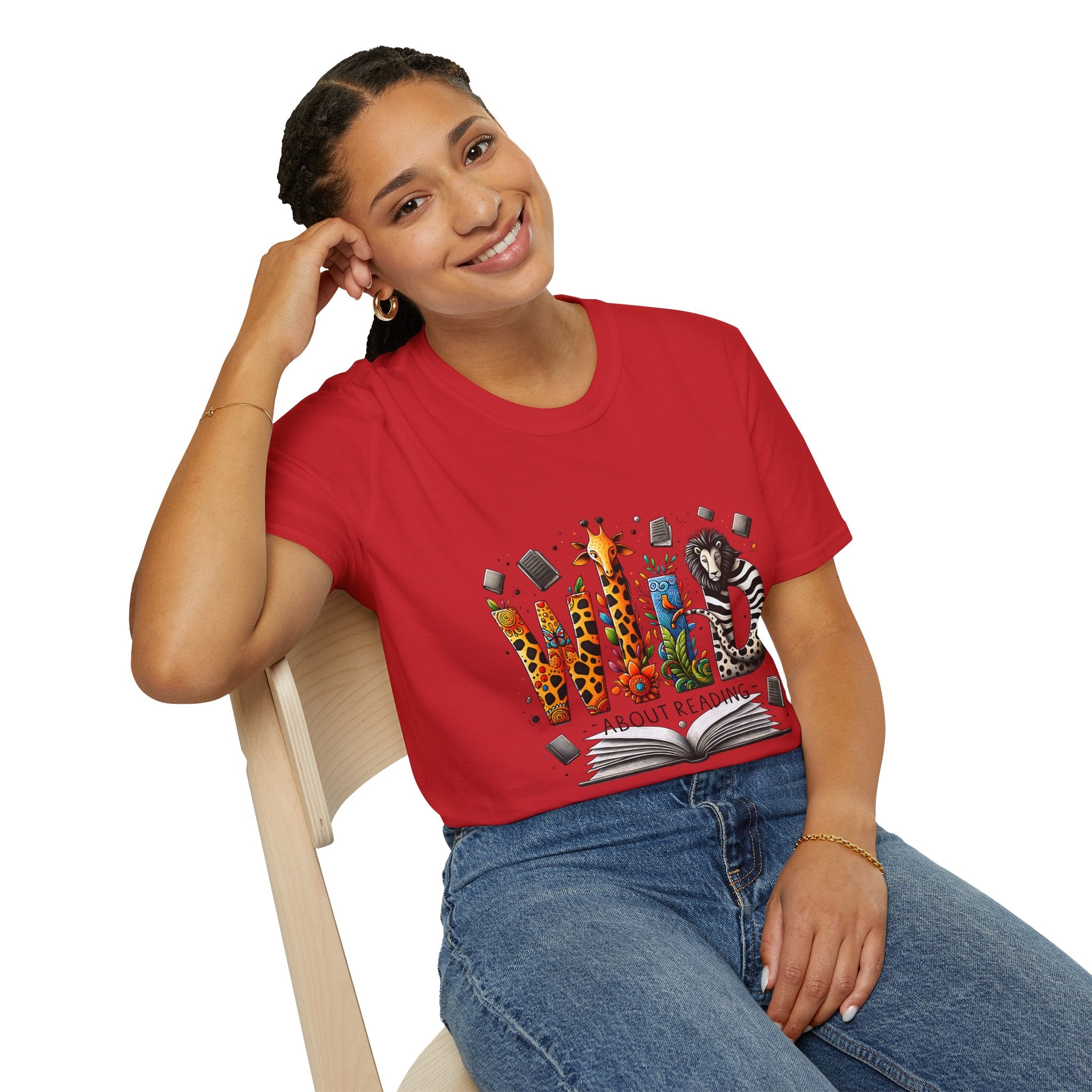 Wild About Reading T-Shirt — Kids’ Animal Alphabet Book Tee