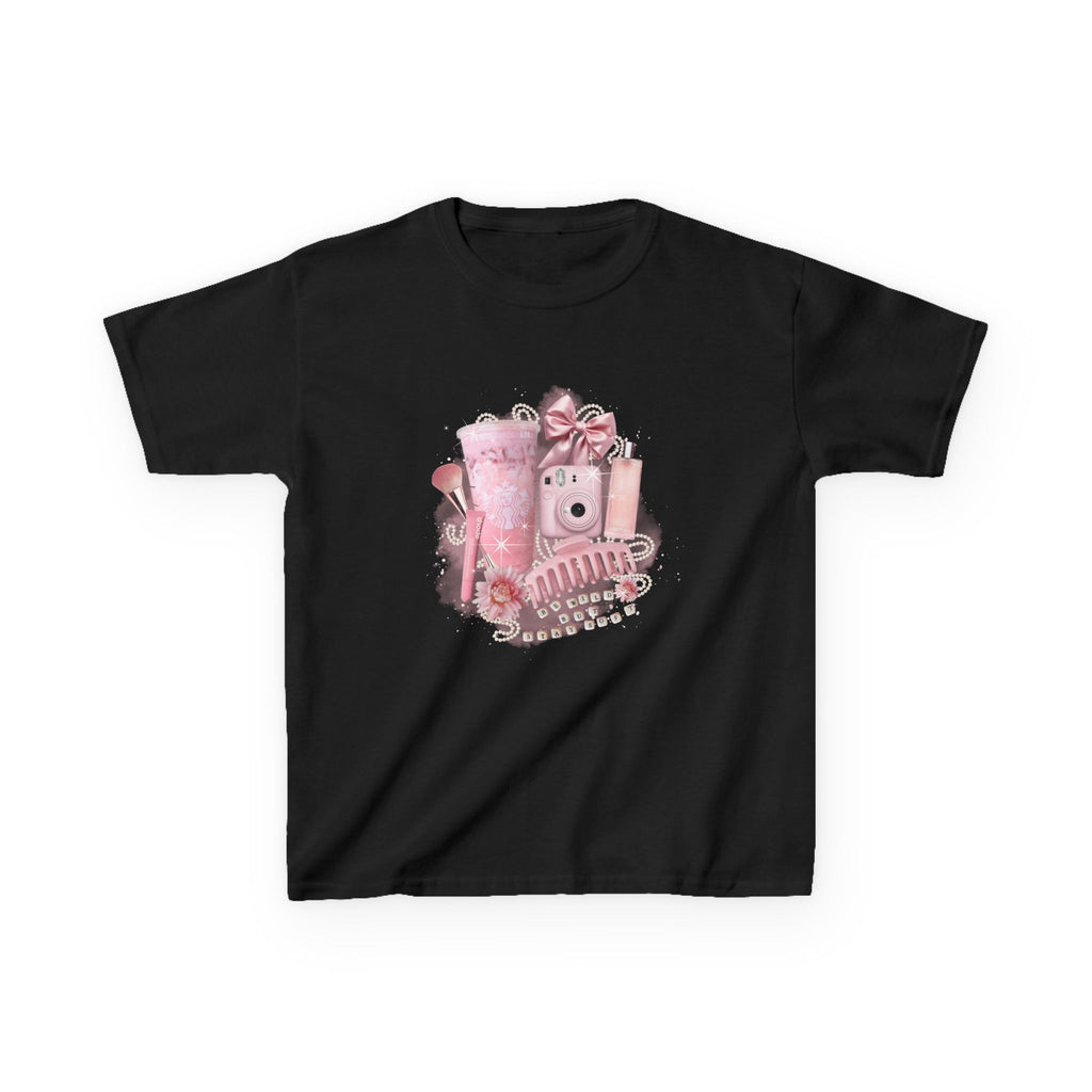 Kids Pink Cozy Slumber Party Graphic Tee